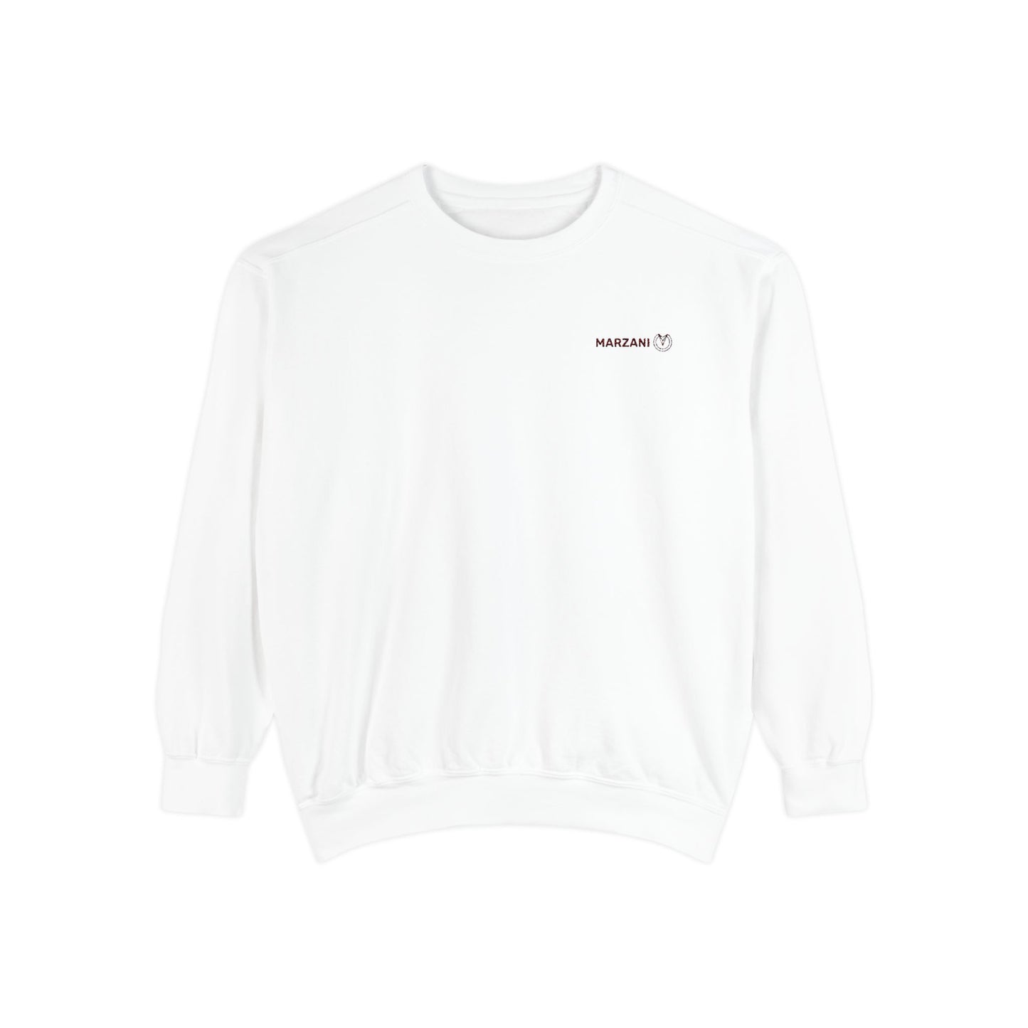 Marzani Unisex Garment-Dyed Sweatshirt - Casual Comfort for Every Occasion