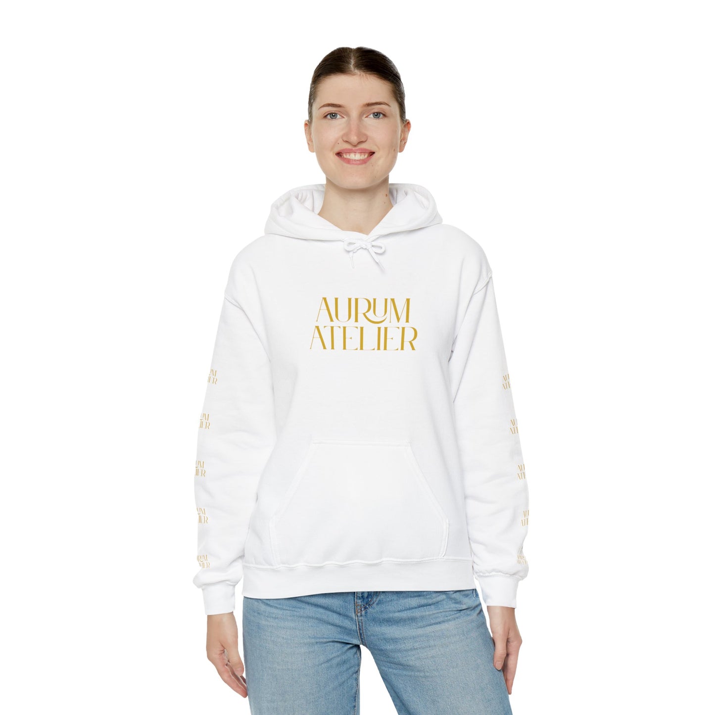 AURUM ATELIER Unisex Heavy Blend Hoodie - Cozy Fashion Statement Sweatshirt