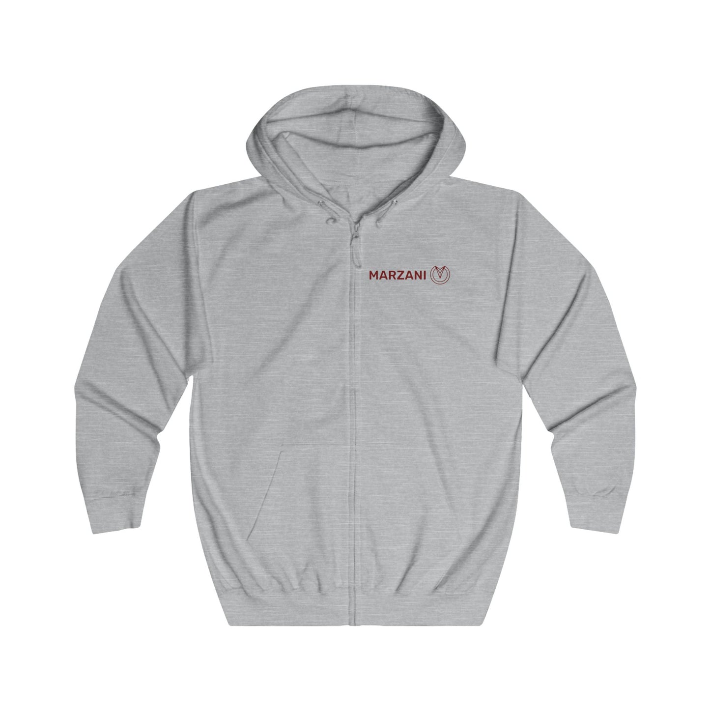 MARZANI Full Zip Hoodie with - Cozy Casual Wear for Everyday Comfort