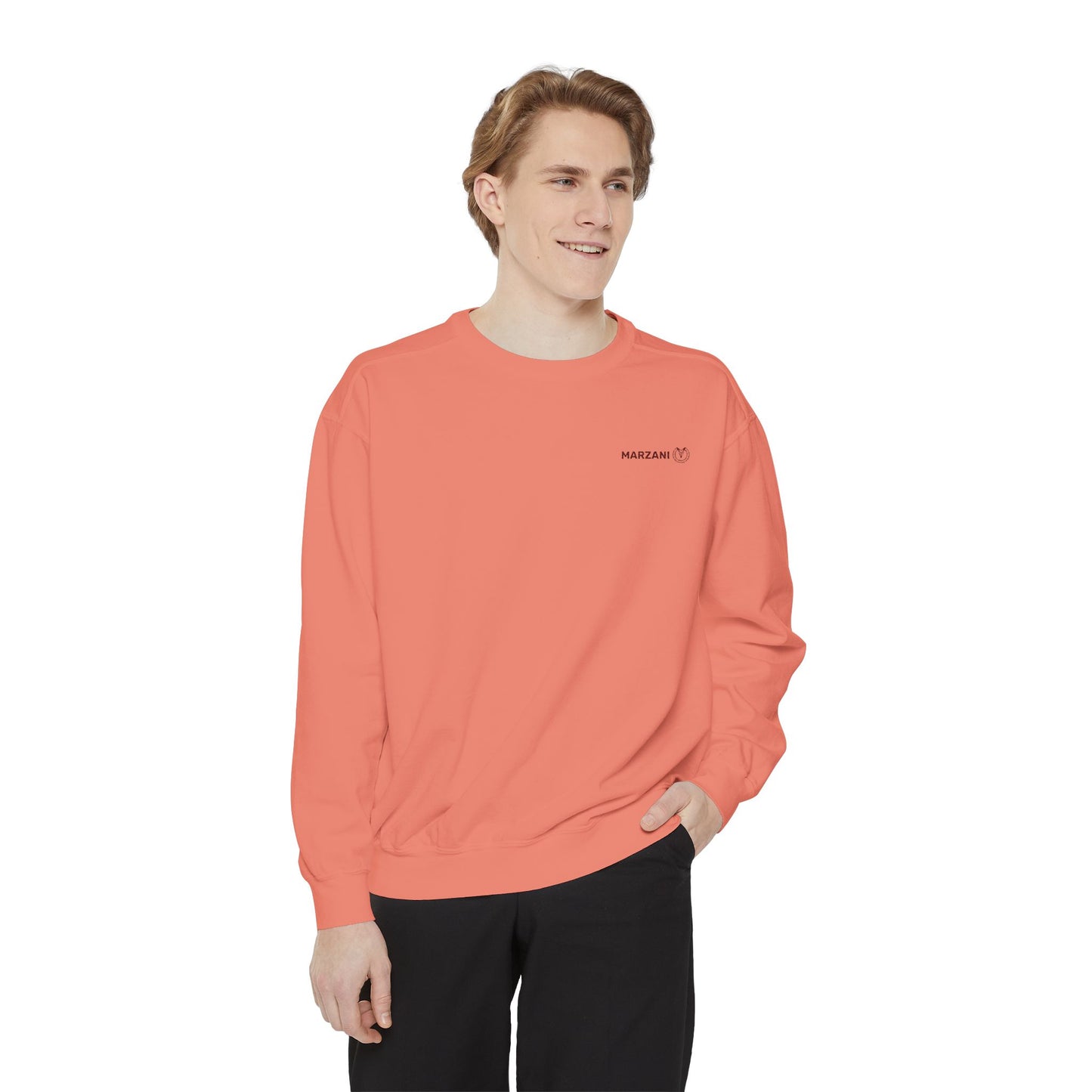Marzani Unisex Garment-Dyed Sweatshirt - Casual Comfort for Every Occasion