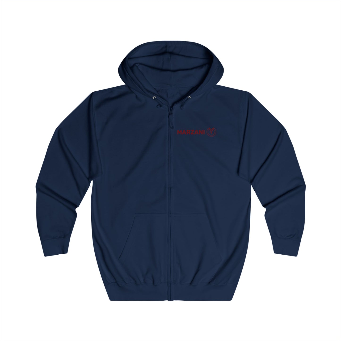 MARZANI Full Zip Hoodie with - Cozy Casual Wear for Everyday Comfort