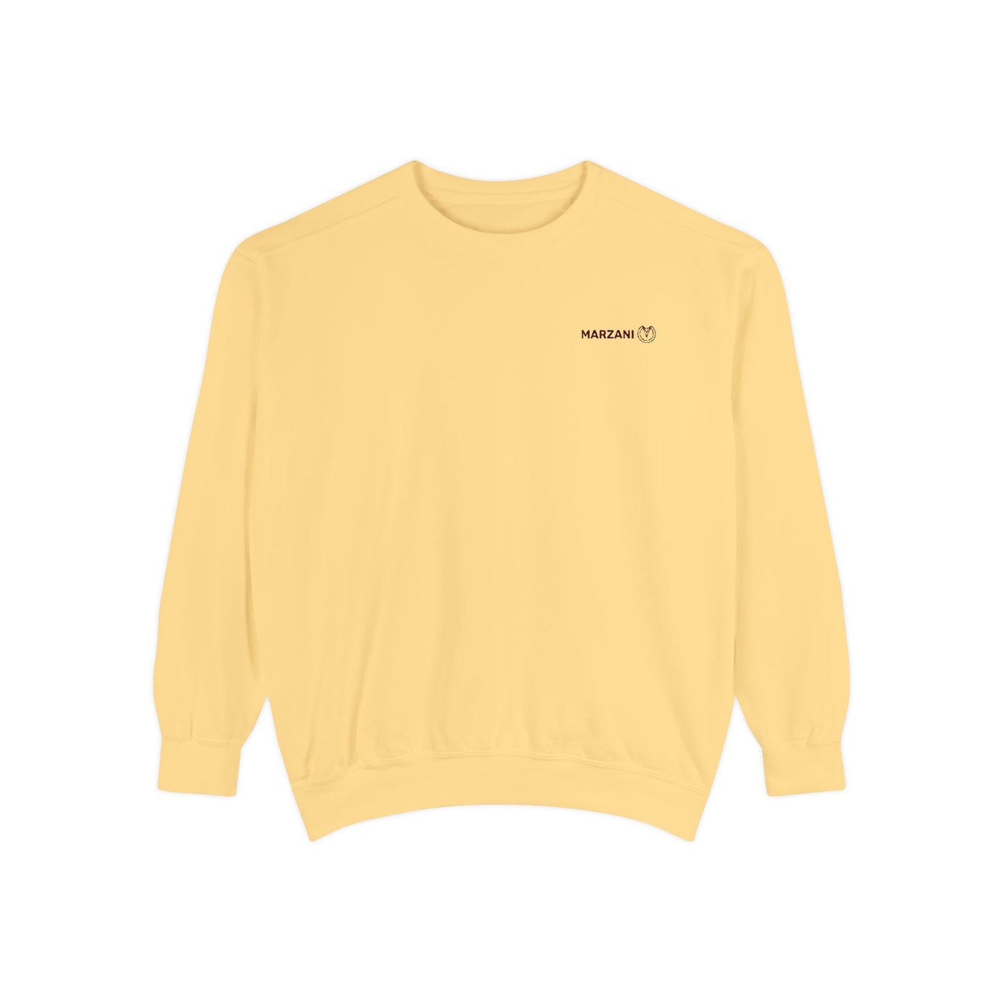 Marzani Unisex Garment-Dyed Sweatshirt - Casual Comfort for Every Occasion