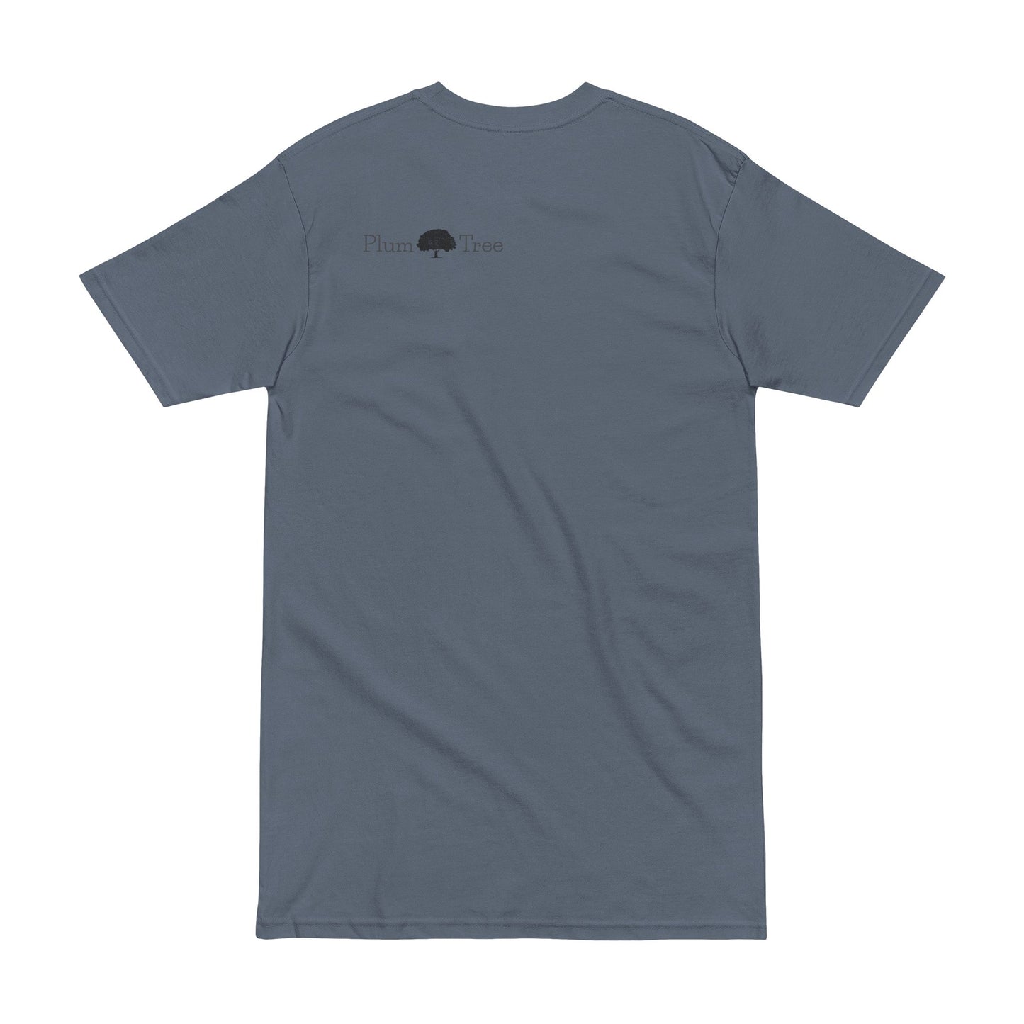 Plum Tree Men's Heavyweight Tee - Nature Inspired Graphic Shirt, Gift for Nature Lovers, Casual Outfit, Eco-Friendly Style, Unique Gift Idea