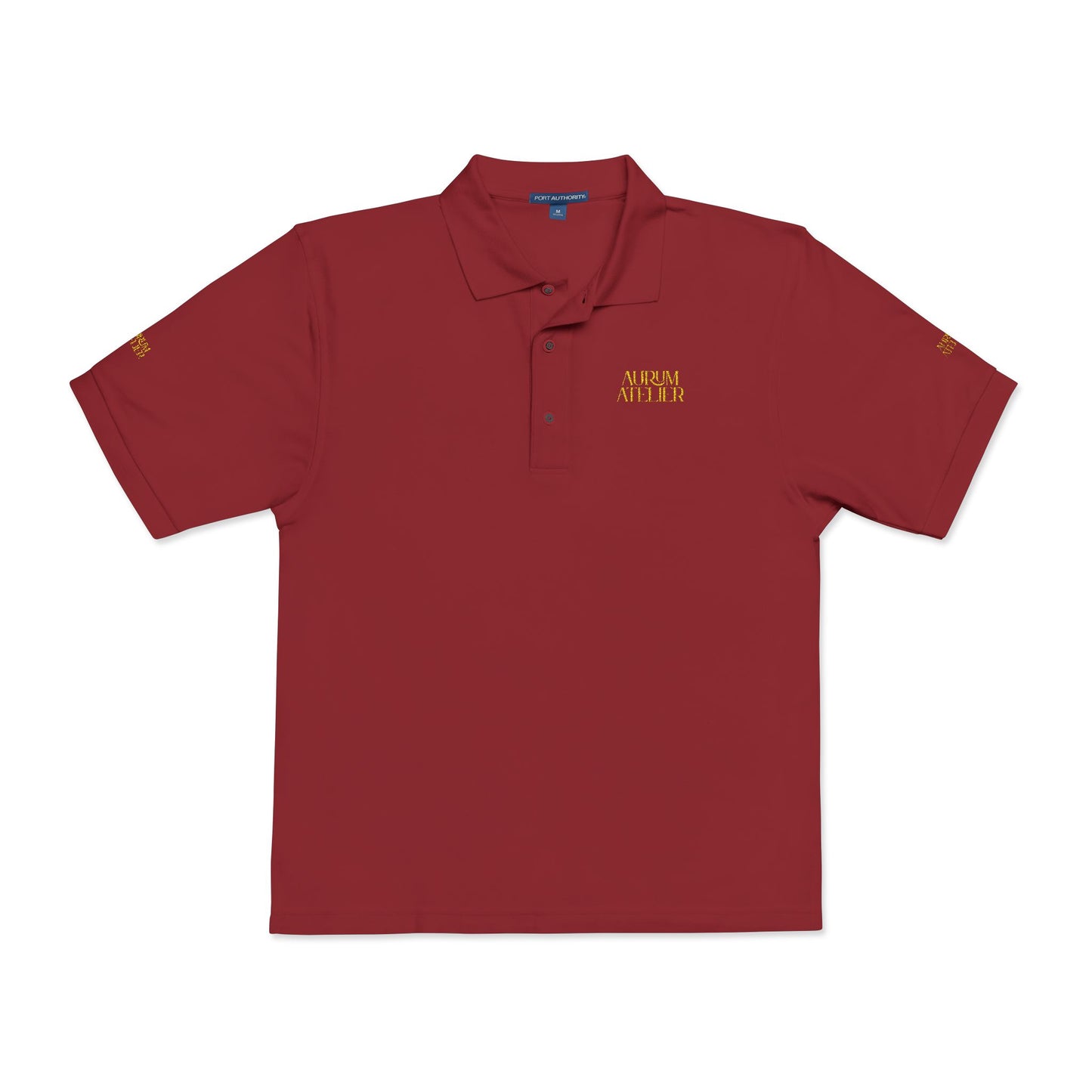 AURUM ATELIER Embroidered Unisex Polo Shirt - Stylish & Versatile for Any Occasion