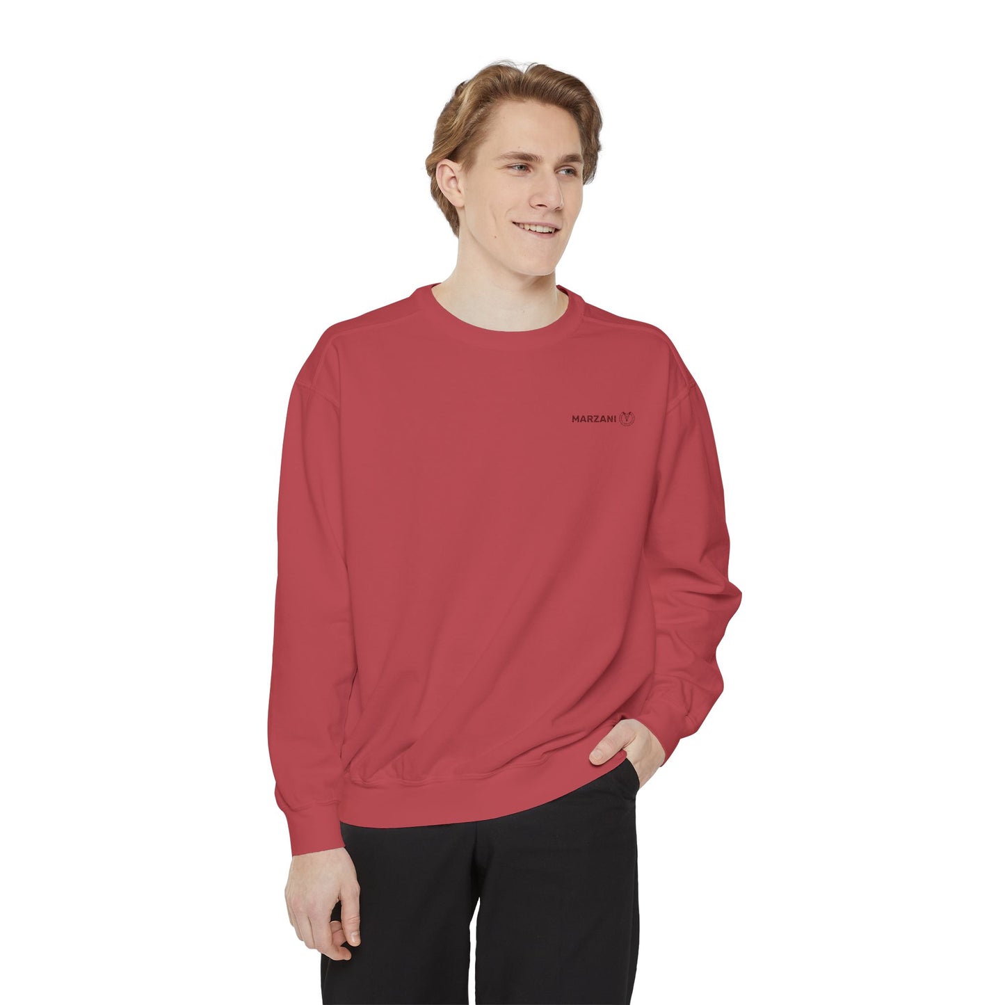 Marzani Unisex Garment-Dyed Sweatshirt - Casual Comfort for Every Occasion