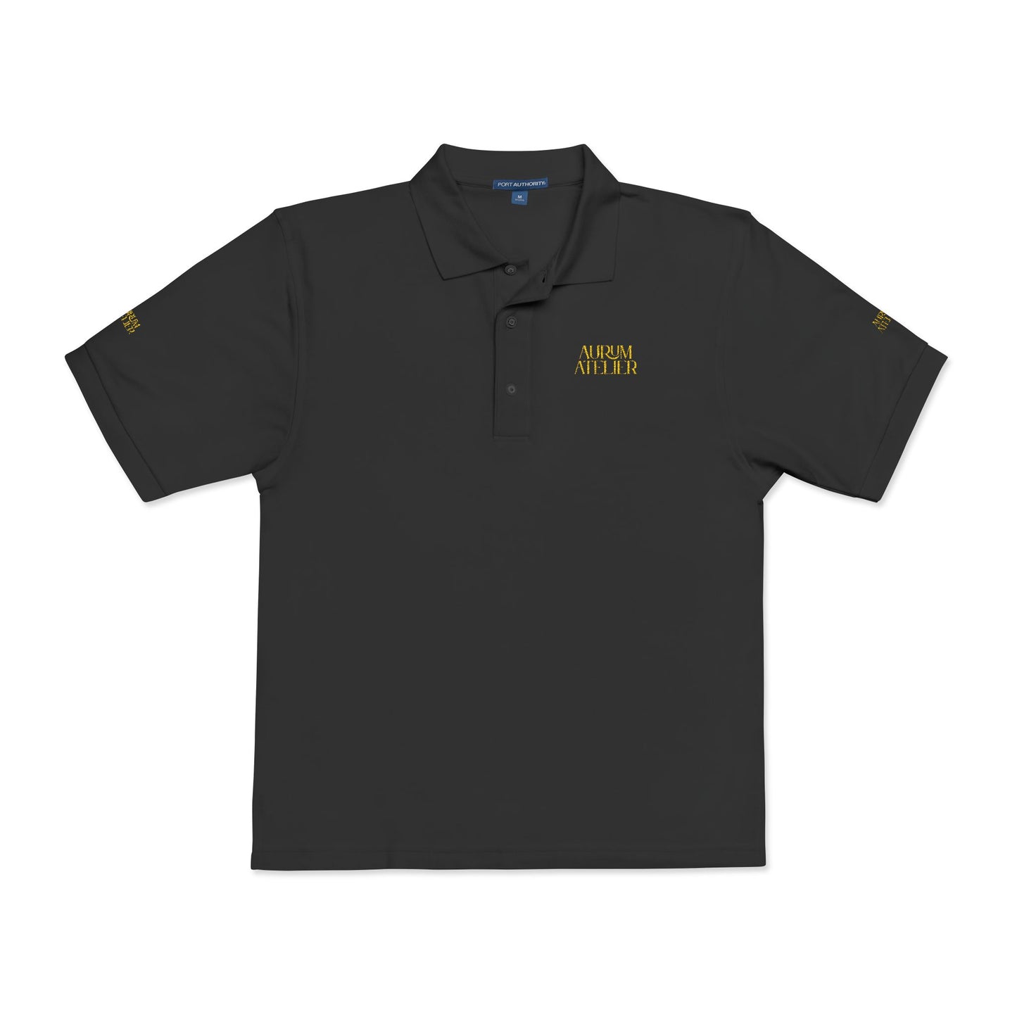 AURUM ATELIER Embroidered Unisex Polo Shirt - Stylish & Versatile for Any Occasion