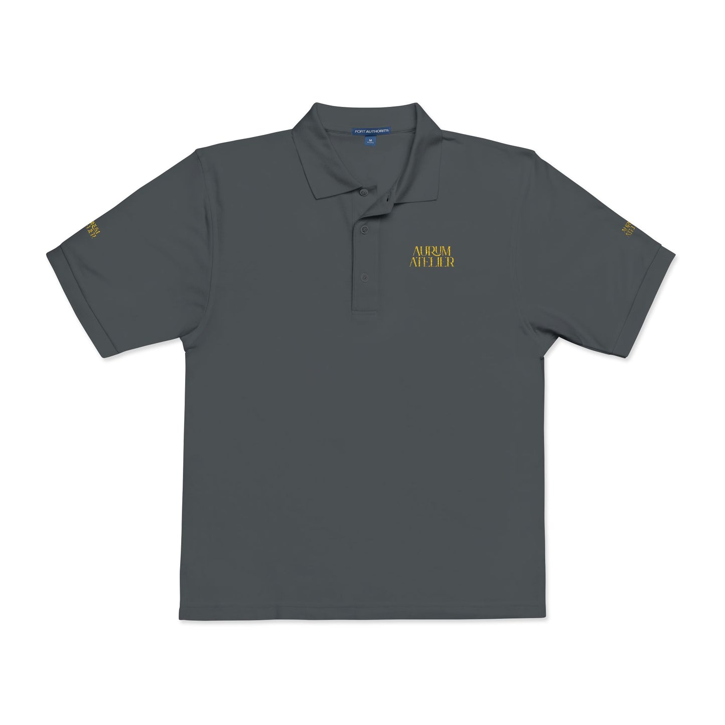 AURUM ATELIER Embroidered Unisex Polo Shirt - Stylish & Versatile for Any Occasion