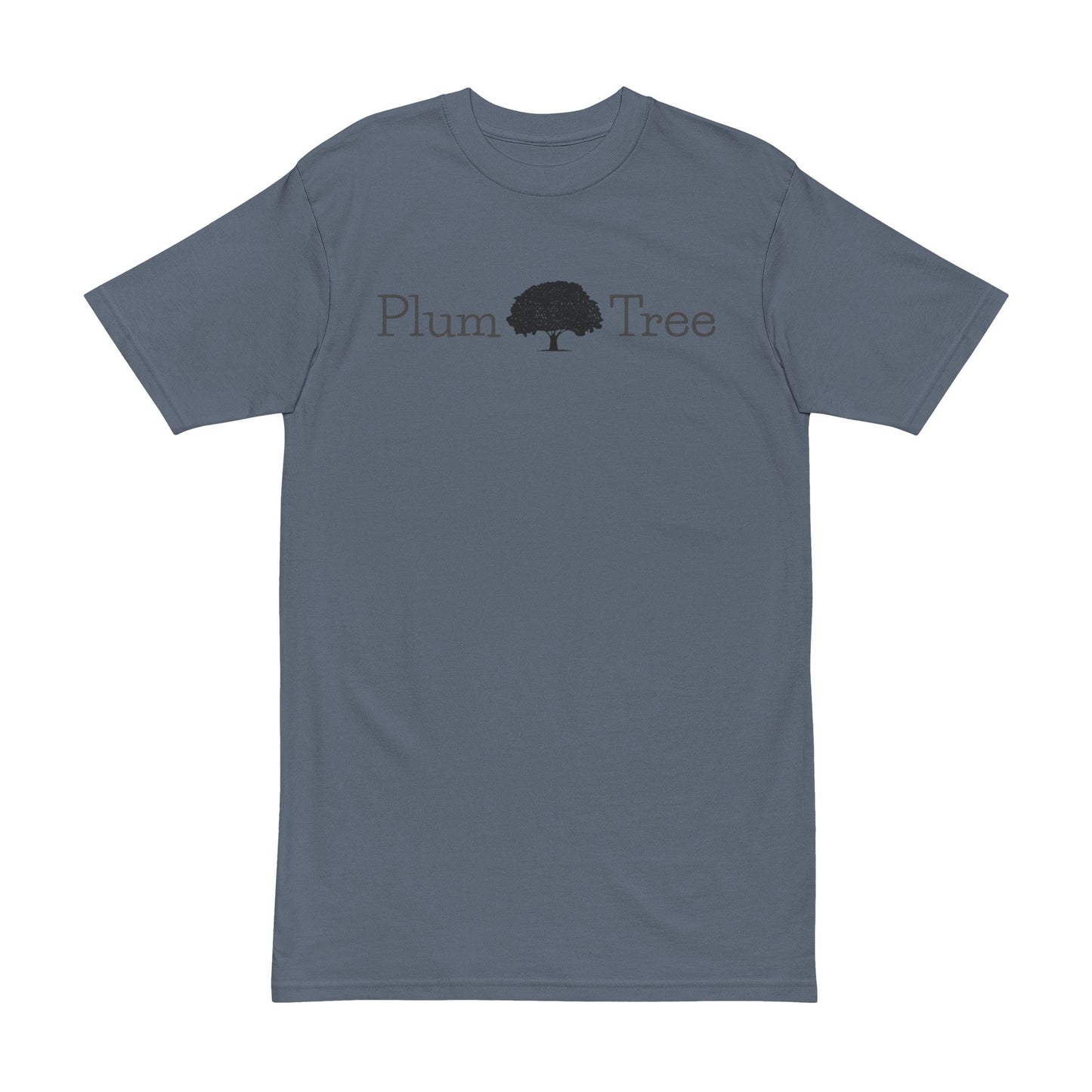 Plum Tree Men's Heavyweight Tee - Nature Inspired Graphic Shirt, Gift for Nature Lovers, Casual Outfit, Eco-Friendly Style, Unique Gift Idea