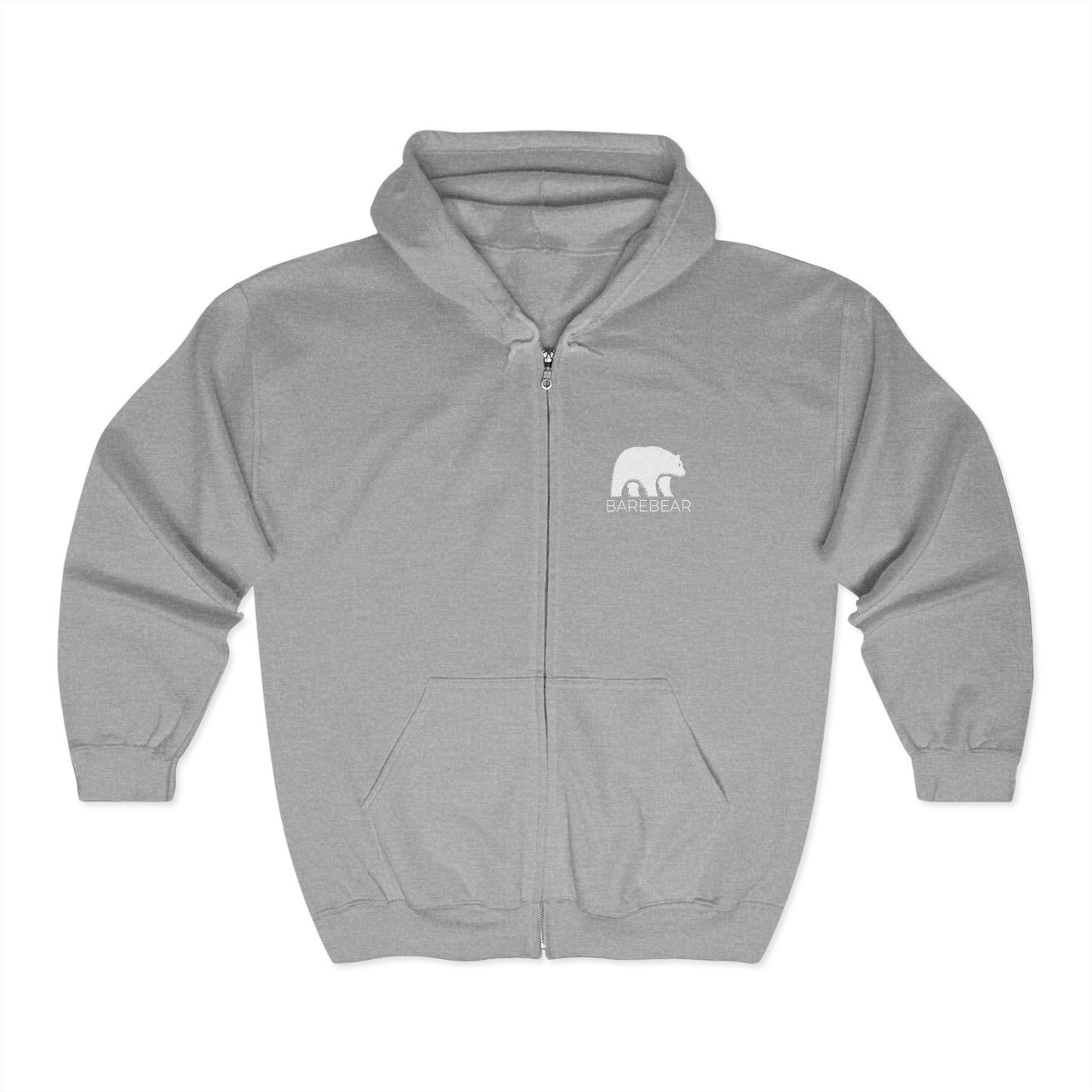 BareBear Unisex Heavy Blend™ Full Zip Hooded Sweatshirt