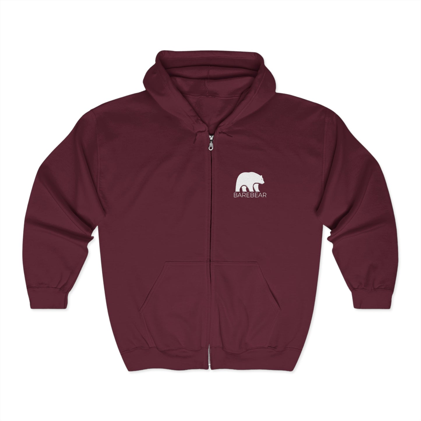 BareBear Unisex Heavy Blend™ Full Zip Hooded Sweatshirt