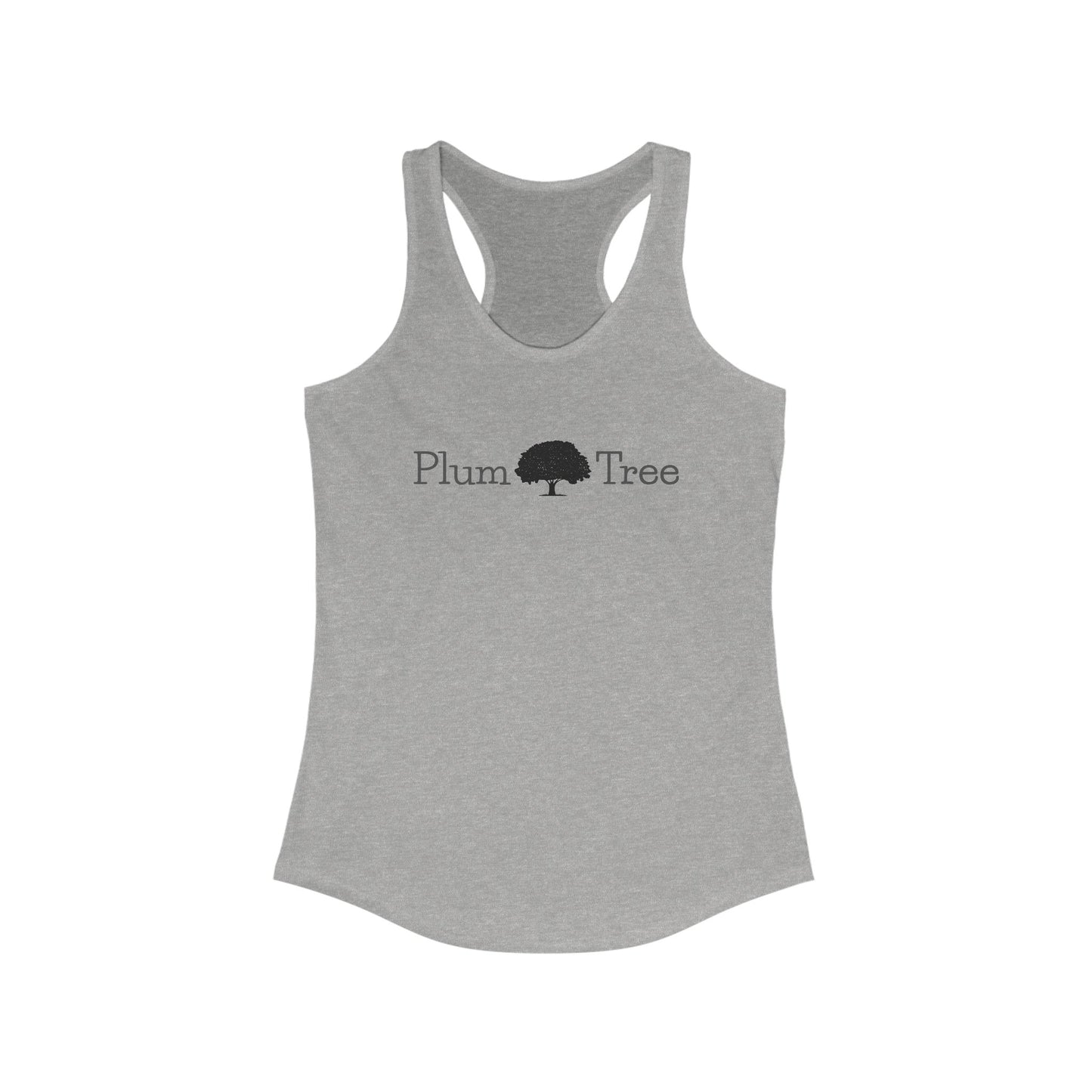 Plum Tree Women's Racerback Tank, Summer Essentials, Fitness Apparel, Gift for Her, Eco-Friendly Clothing