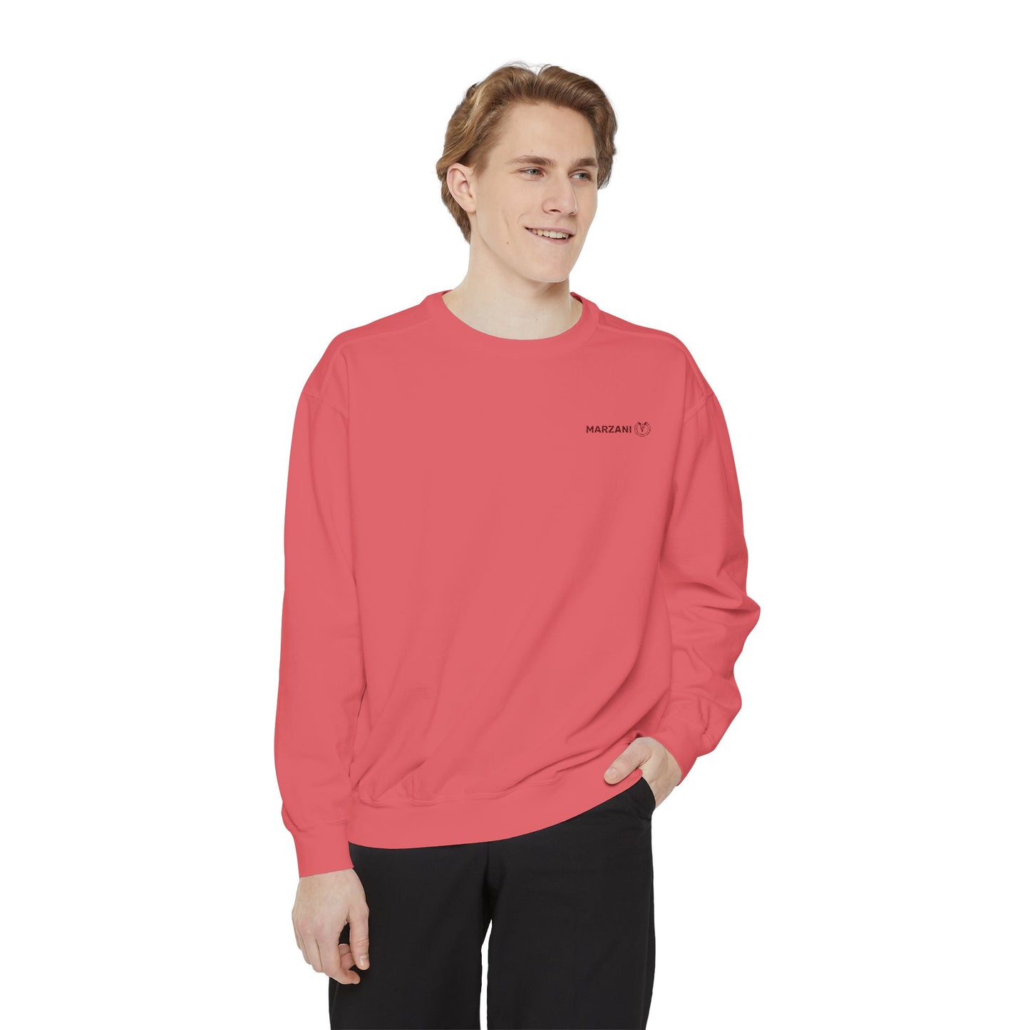 Marzani Unisex Garment-Dyed Sweatshirt - Casual Comfort for Every Occasion