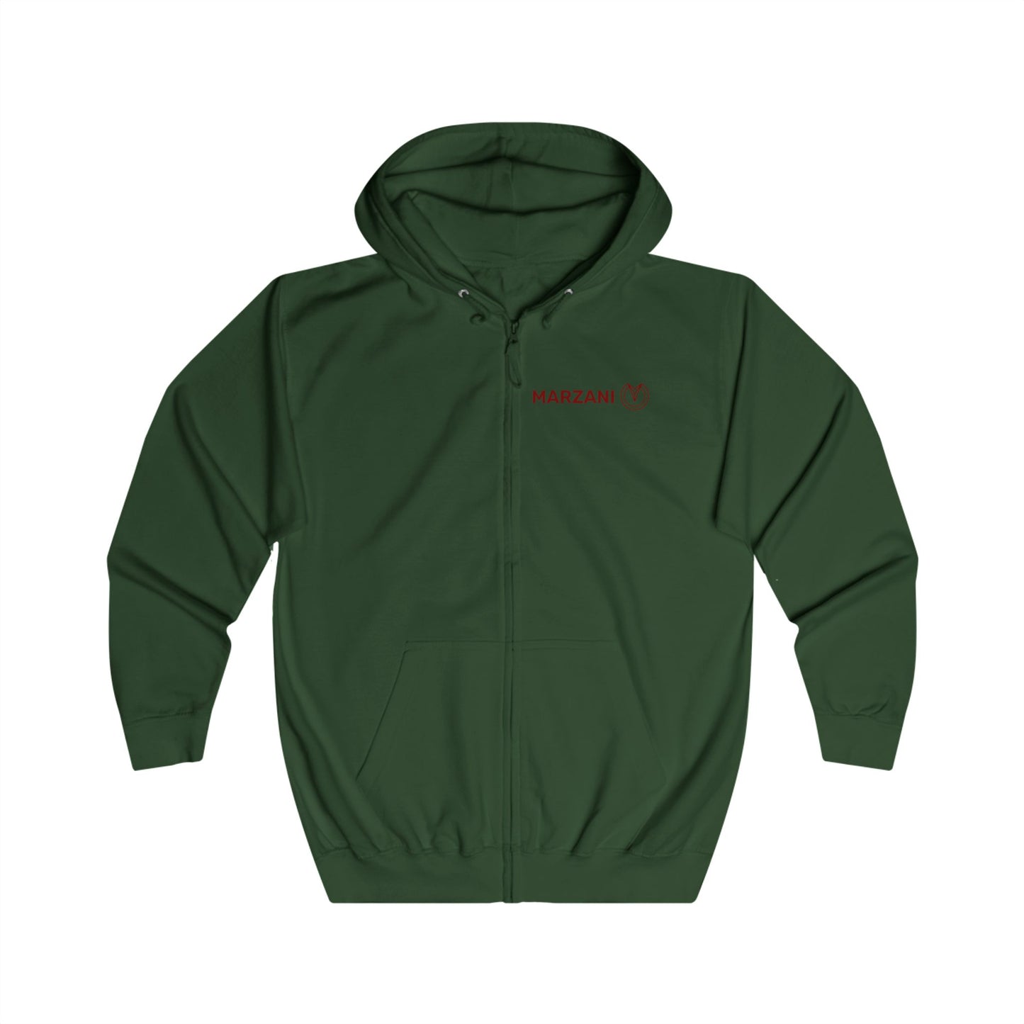 MARZANI Full Zip Hoodie with - Cozy Casual Wear for Everyday Comfort