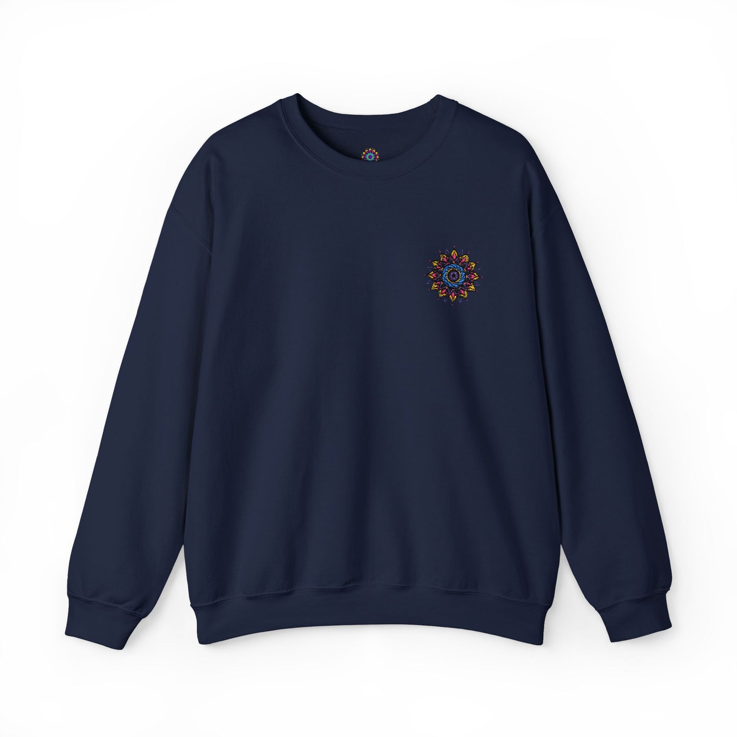 Sunshine Vibes Unisex Crewneck Sweatshirt – Cozy Heavy Blend for Everyday Comfort - cosmic