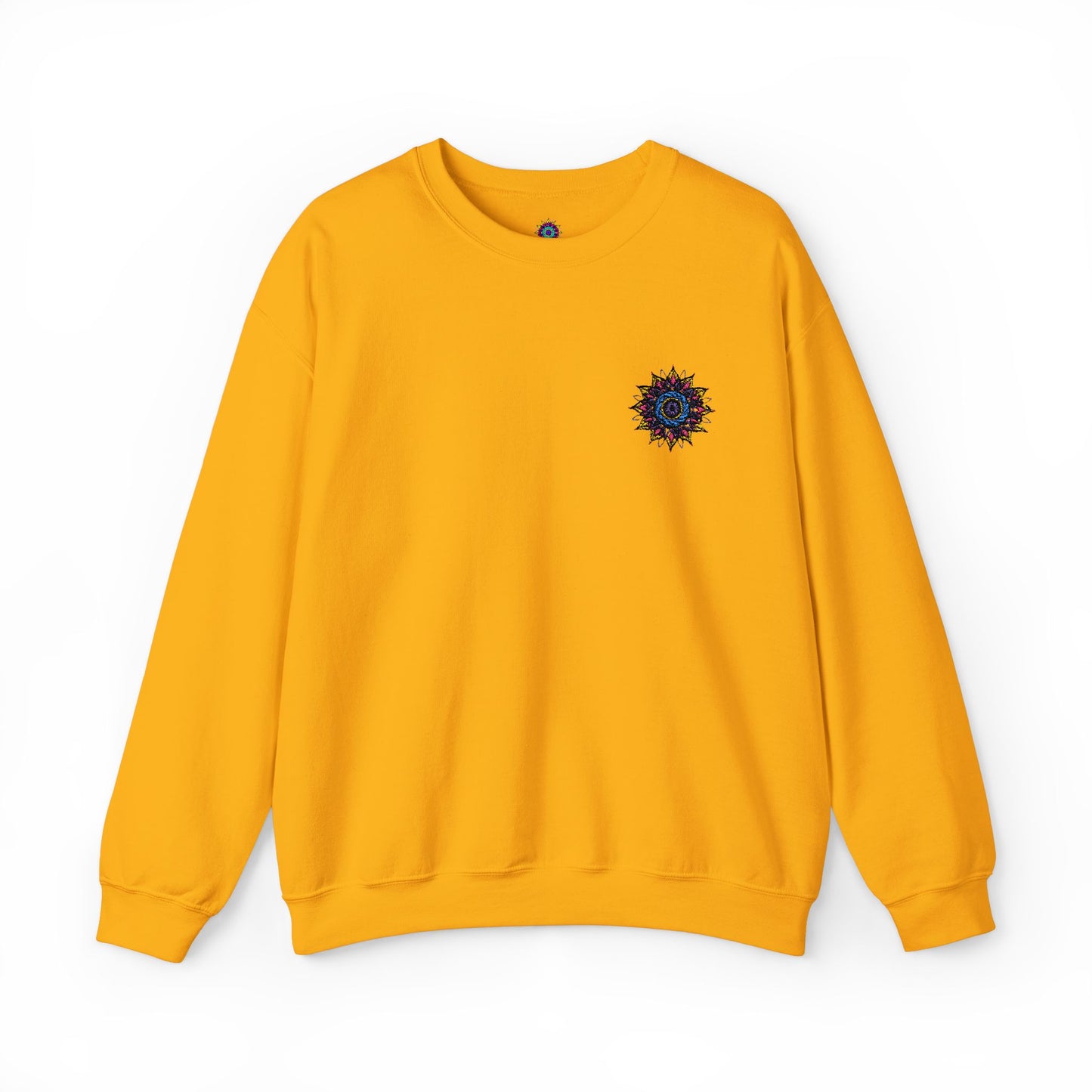 Sunshine Vibes Unisex Crewneck Sweatshirt – Cozy Heavy Blend for Everyday Comfort - cosmic