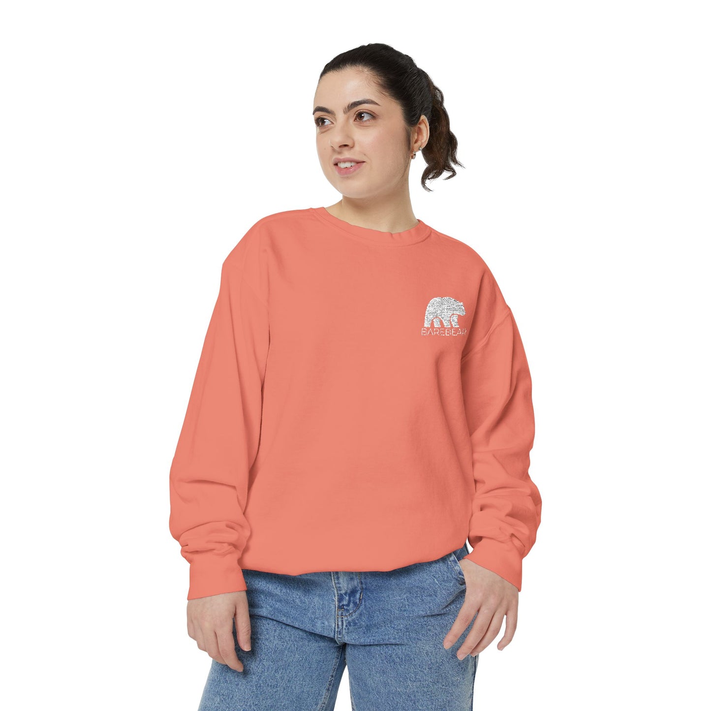 BareBear Graphic Sweatshirt - Unisex Garment-Dyed for Comfort