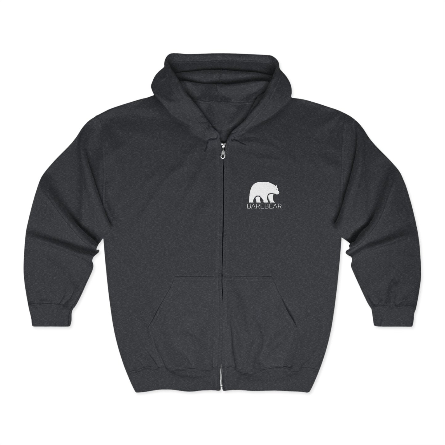 BareBear Unisex Heavy Blend™ Full Zip Hooded Sweatshirt