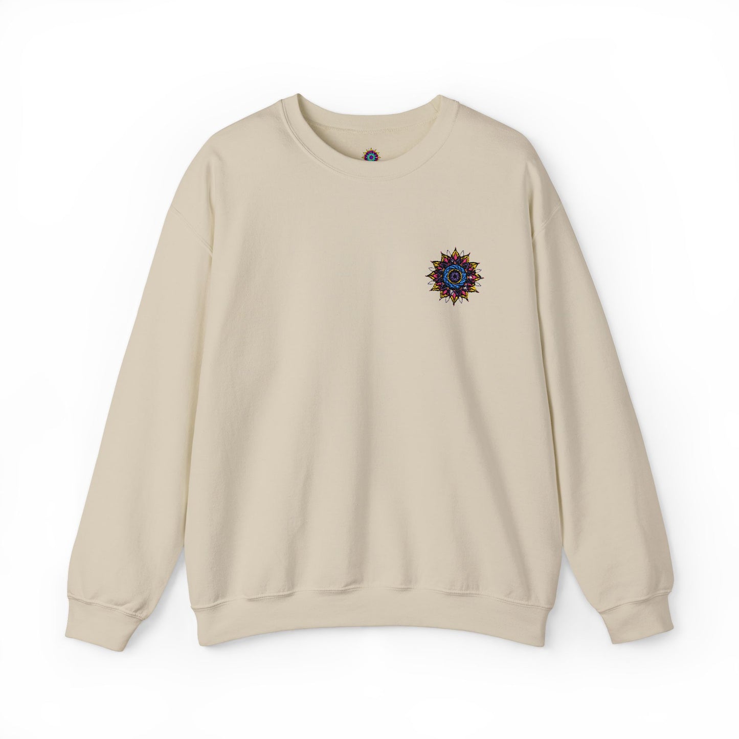 Sunshine Vibes Unisex Crewneck Sweatshirt – Cozy Heavy Blend for Everyday Comfort - cosmic