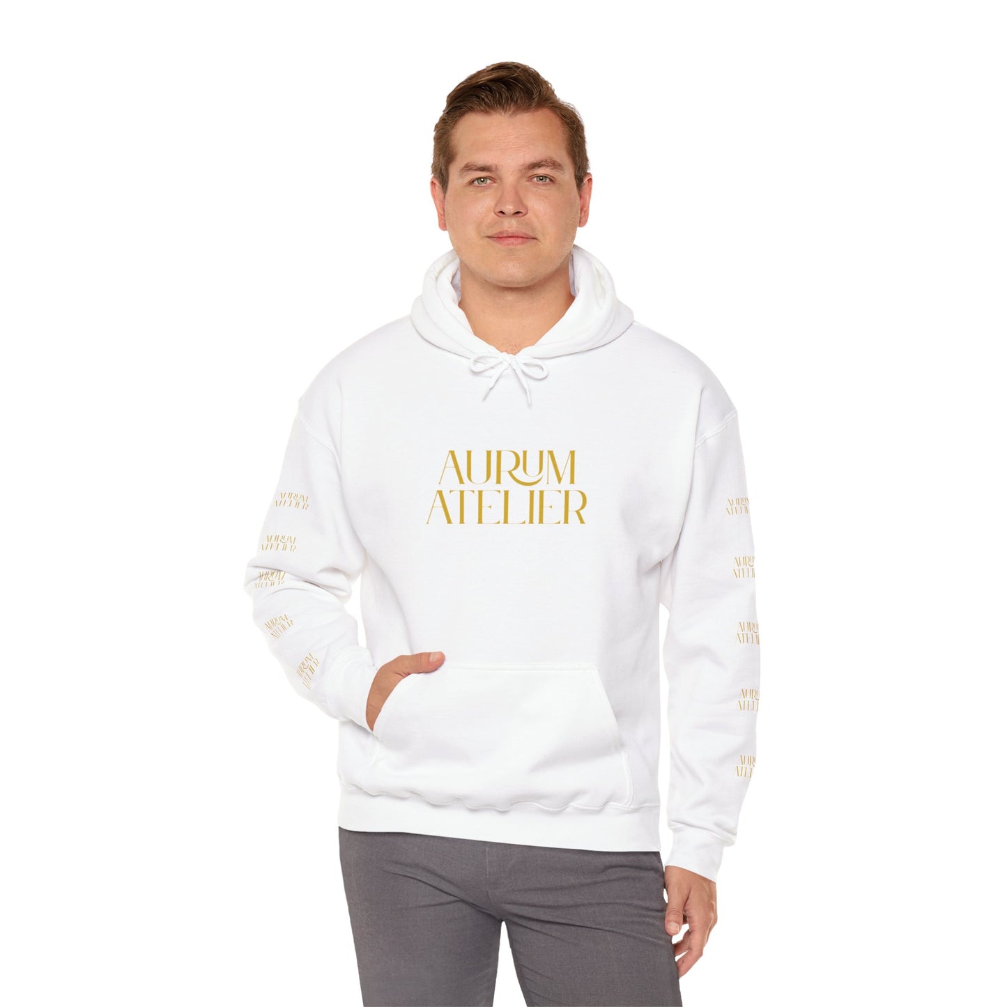 AURUM ATELIER Unisex Heavy Blend Hoodie - Cozy Fashion Statement Sweatshirt