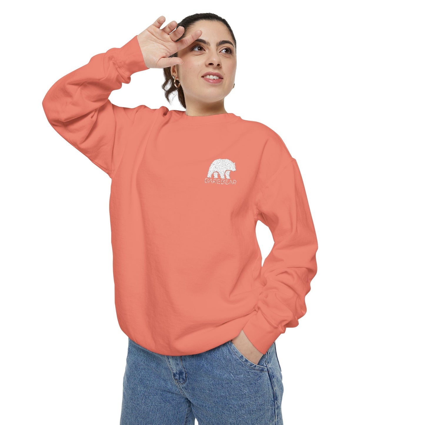BareBear Graphic Sweatshirt - Unisex Garment-Dyed for Comfort