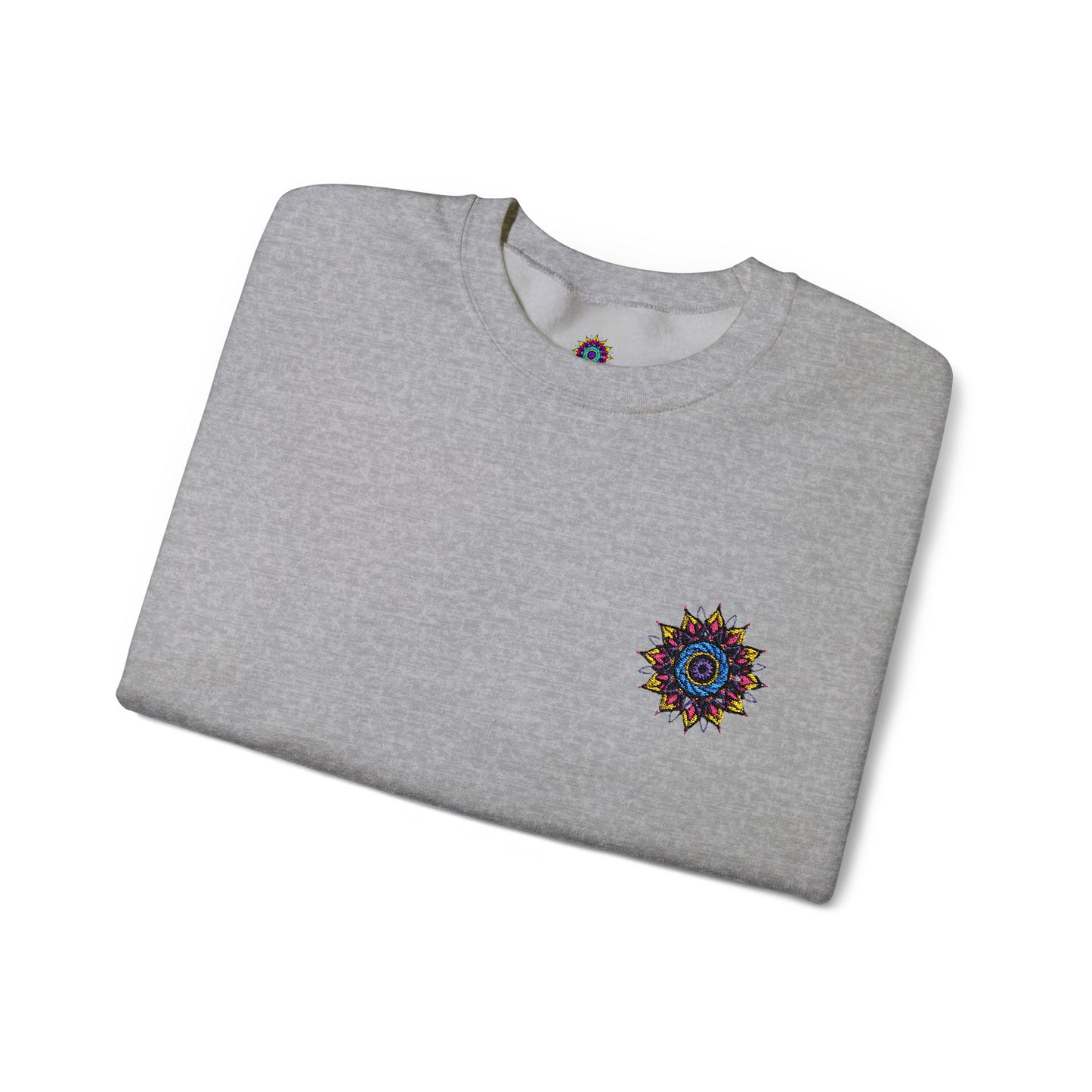 Sunshine Vibes Unisex Crewneck Sweatshirt – Cozy Heavy Blend for Everyday Comfort - cosmic