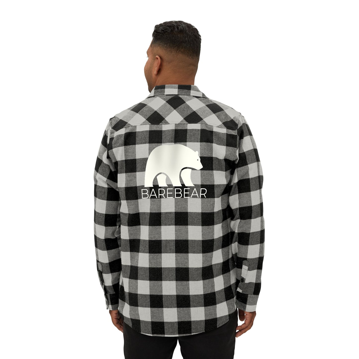 BareBear Cozy Unisex Flannel Shirt -