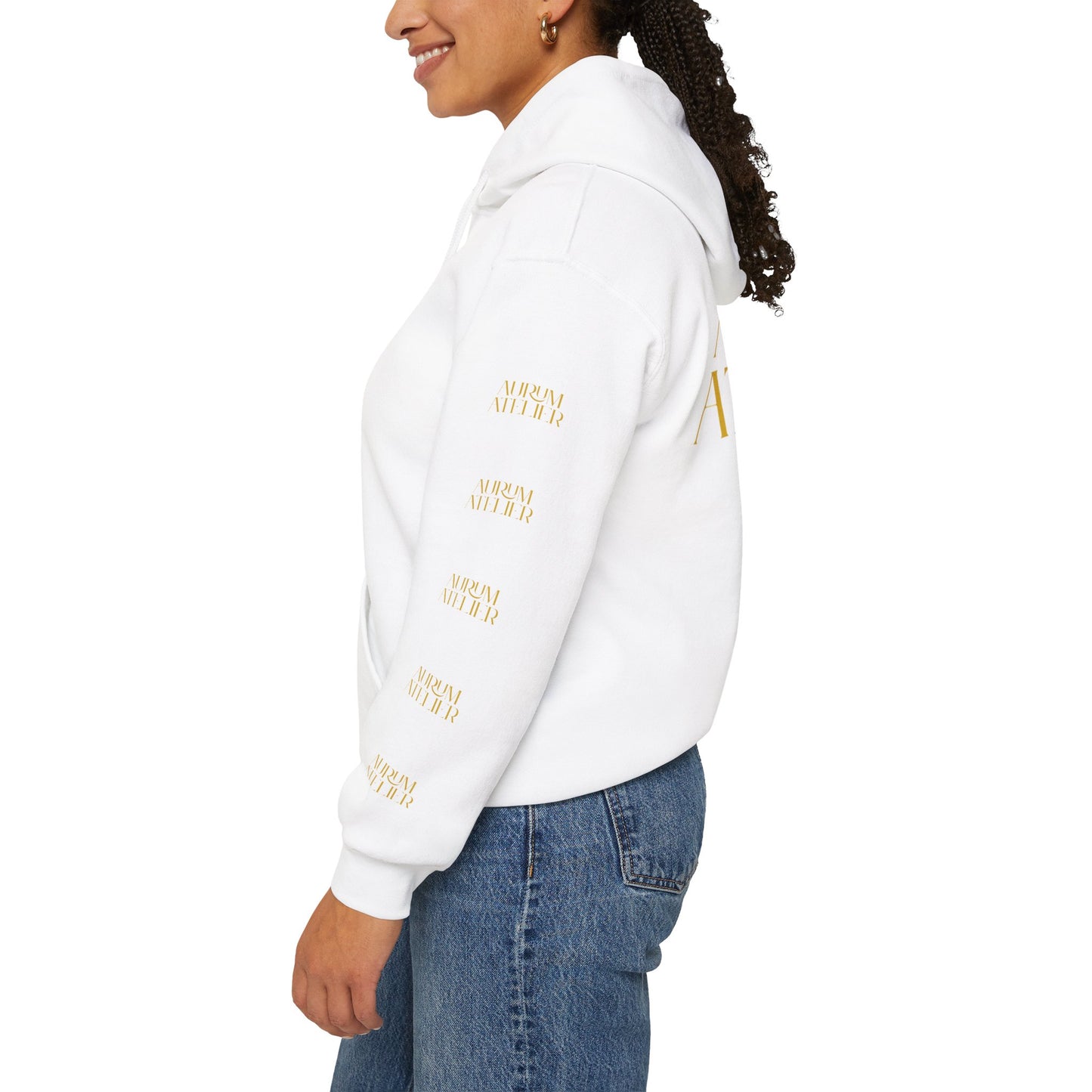 AURUM ATELIER Unisex Heavy Blend Hoodie - Cozy Fashion Statement Sweatshirt