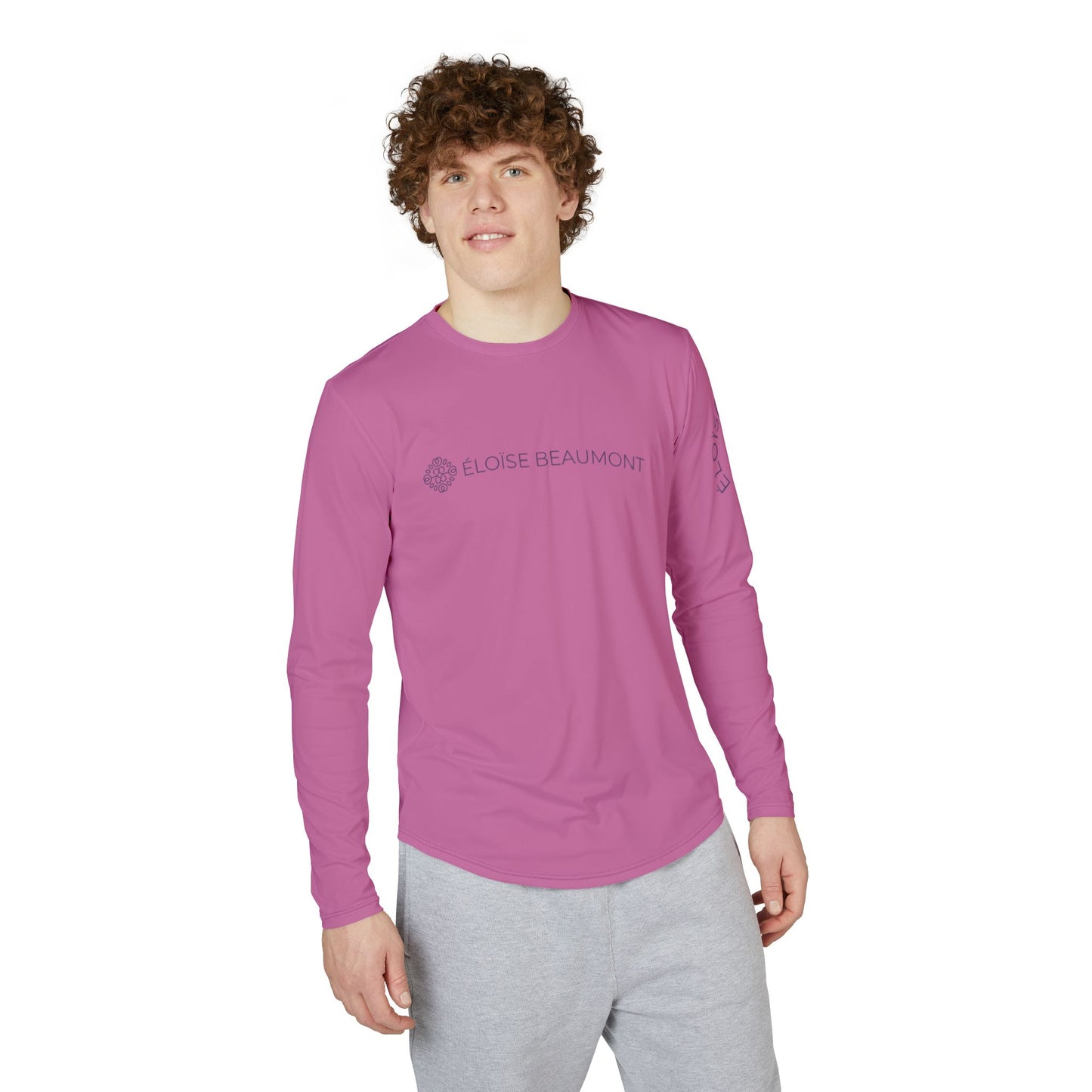 ÉLOISE BEAUMONT Men's UV Protection Long Sleeve Shirt, Perfect for Outdoor Activities, Beach Days, Sports, Summer Style, Gift for Him