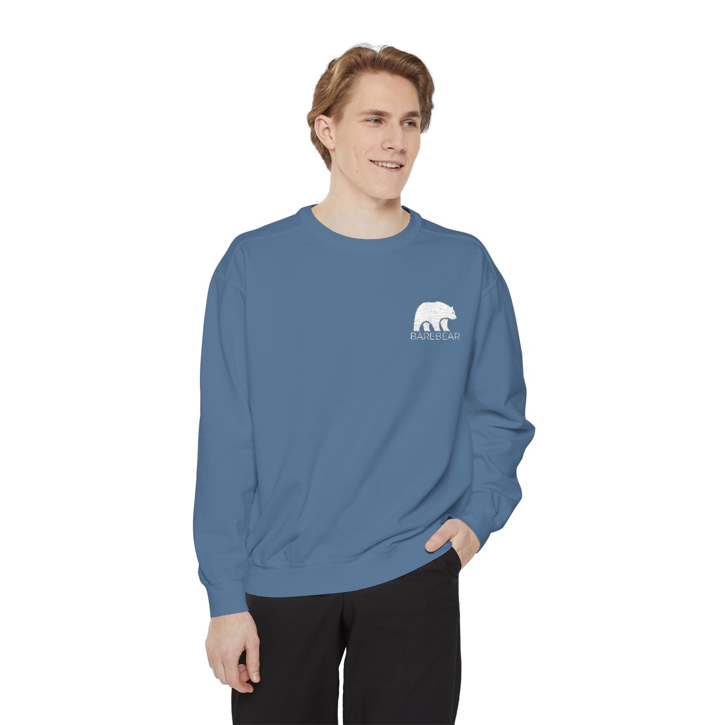 BareBear Graphic Sweatshirt - Unisex Garment-Dyed for Comfort