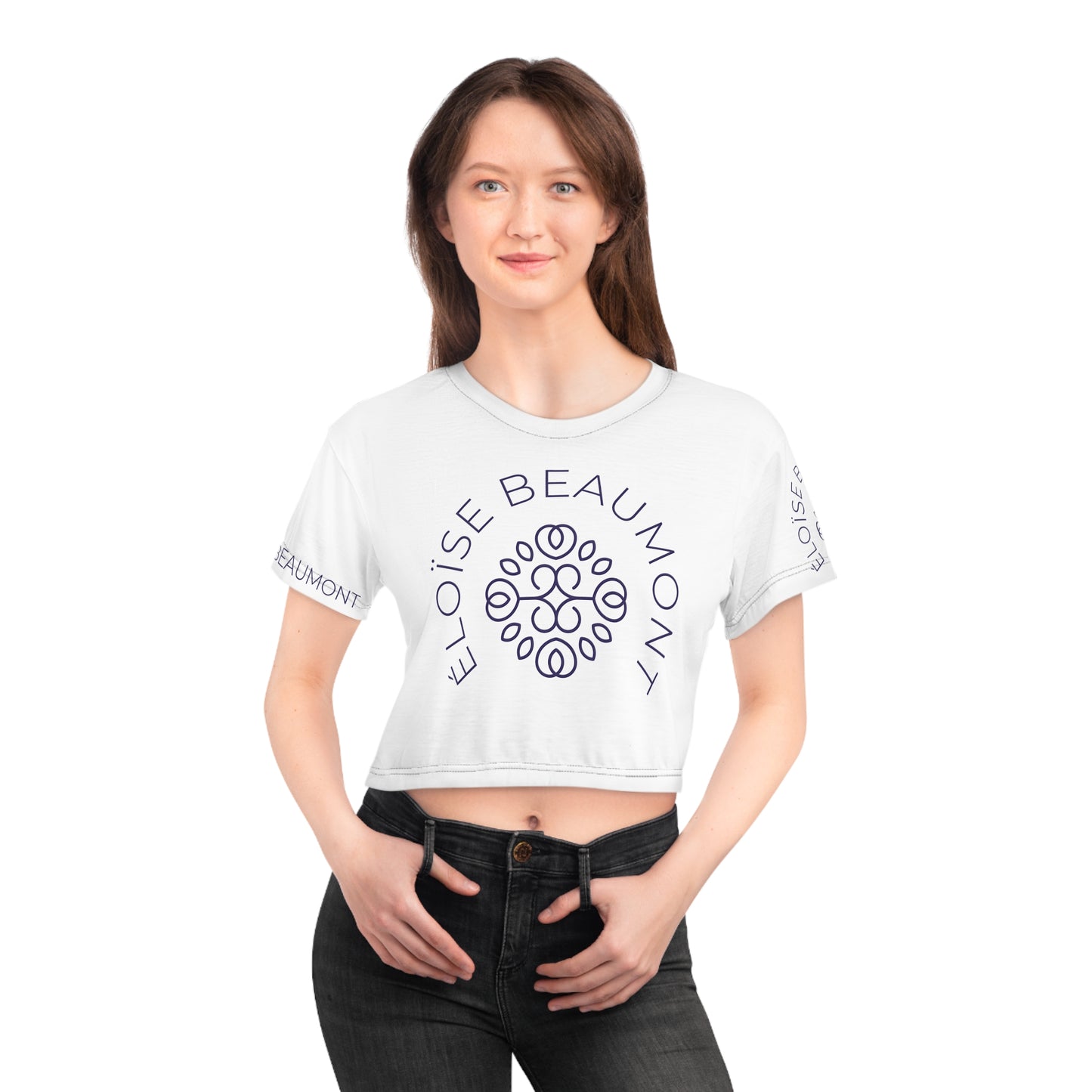 Éloïse Beaumont Crop Tee - Stylish & Unique Casual Wear for Trendsetters