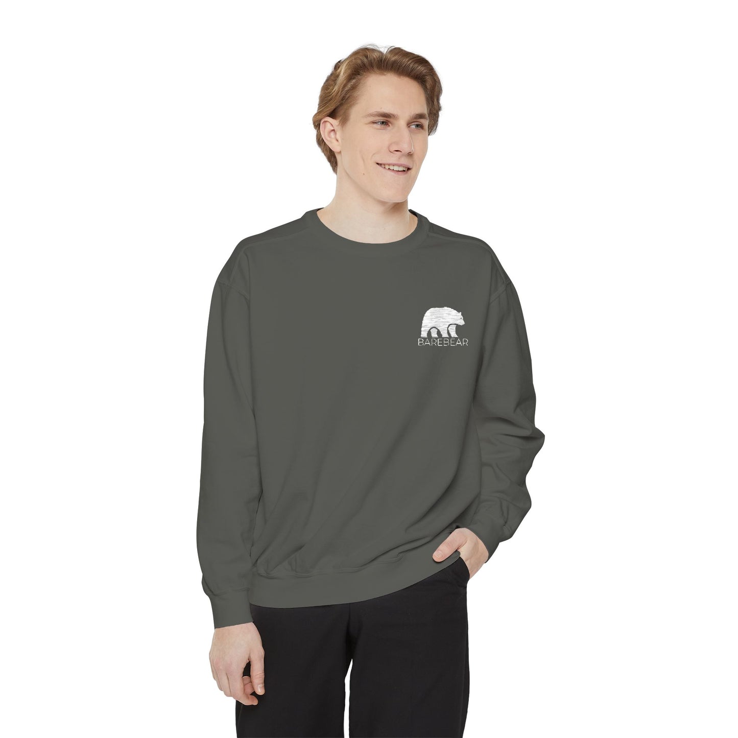 BareBear Graphic Sweatshirt - Unisex Garment-Dyed for Comfort