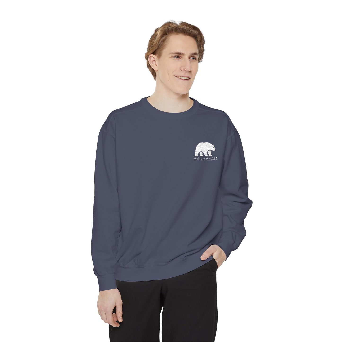 BareBear Graphic Sweatshirt - Unisex Garment-Dyed for Comfort
