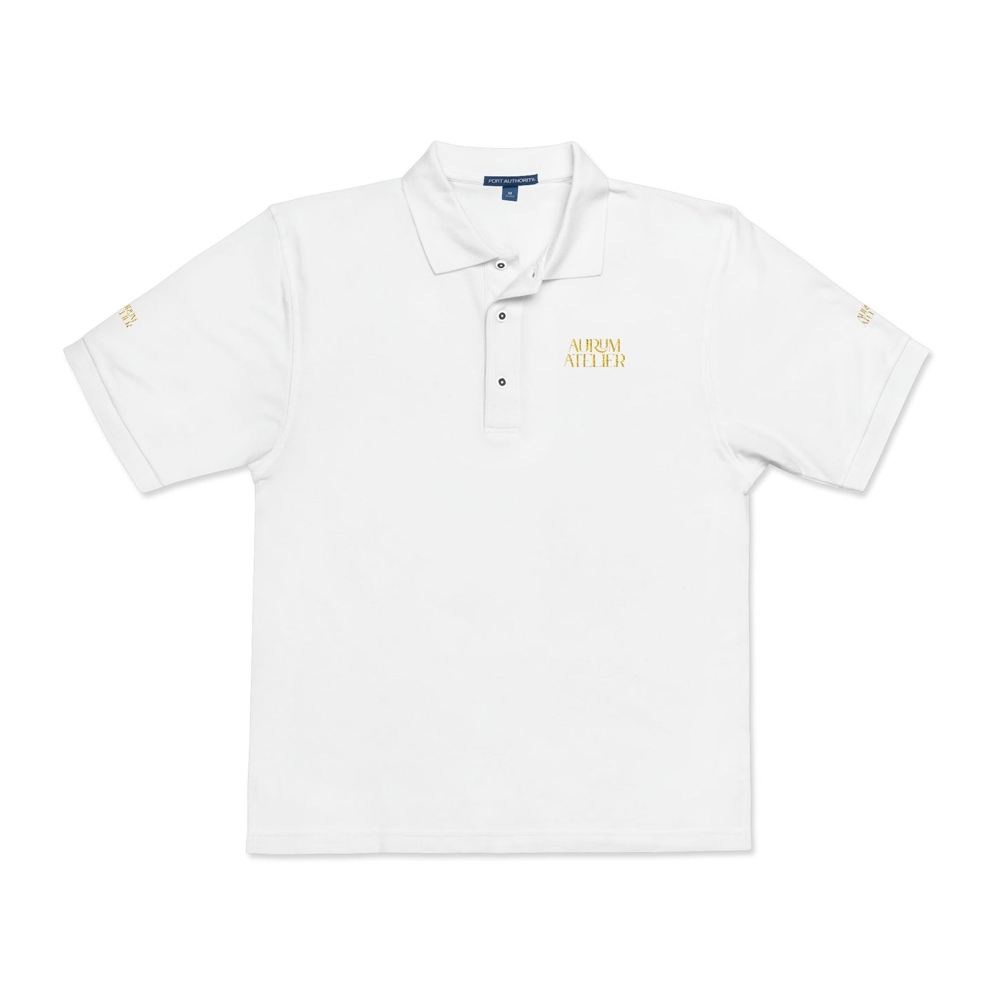 AURUM ATELIER Embroidered Unisex Polo Shirt - Stylish & Versatile for Any Occasion