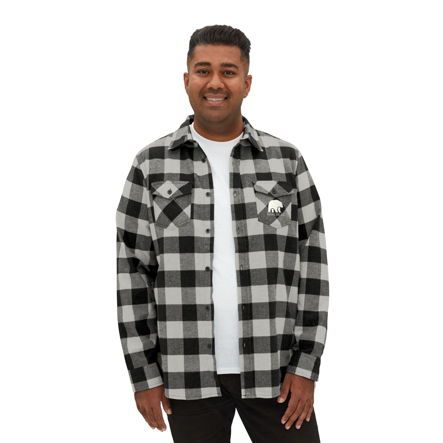 BareBear Cozy Unisex Flannel Shirt -