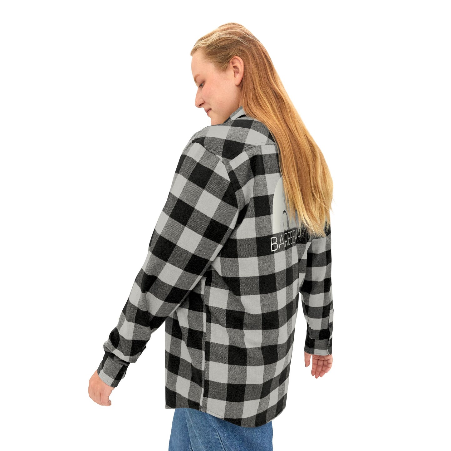 BareBear Cozy Unisex Flannel Shirt -