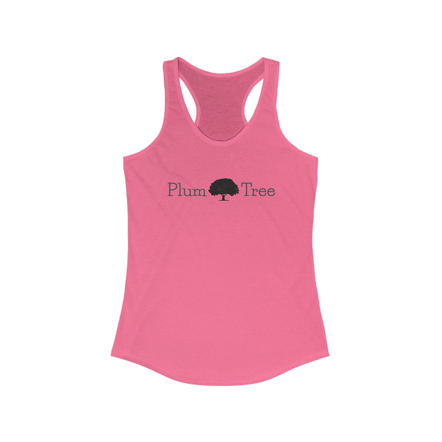 Plum Tree Women's Racerback Tank, Summer Essentials, Fitness Apparel, Gift for Her, Eco-Friendly Clothing