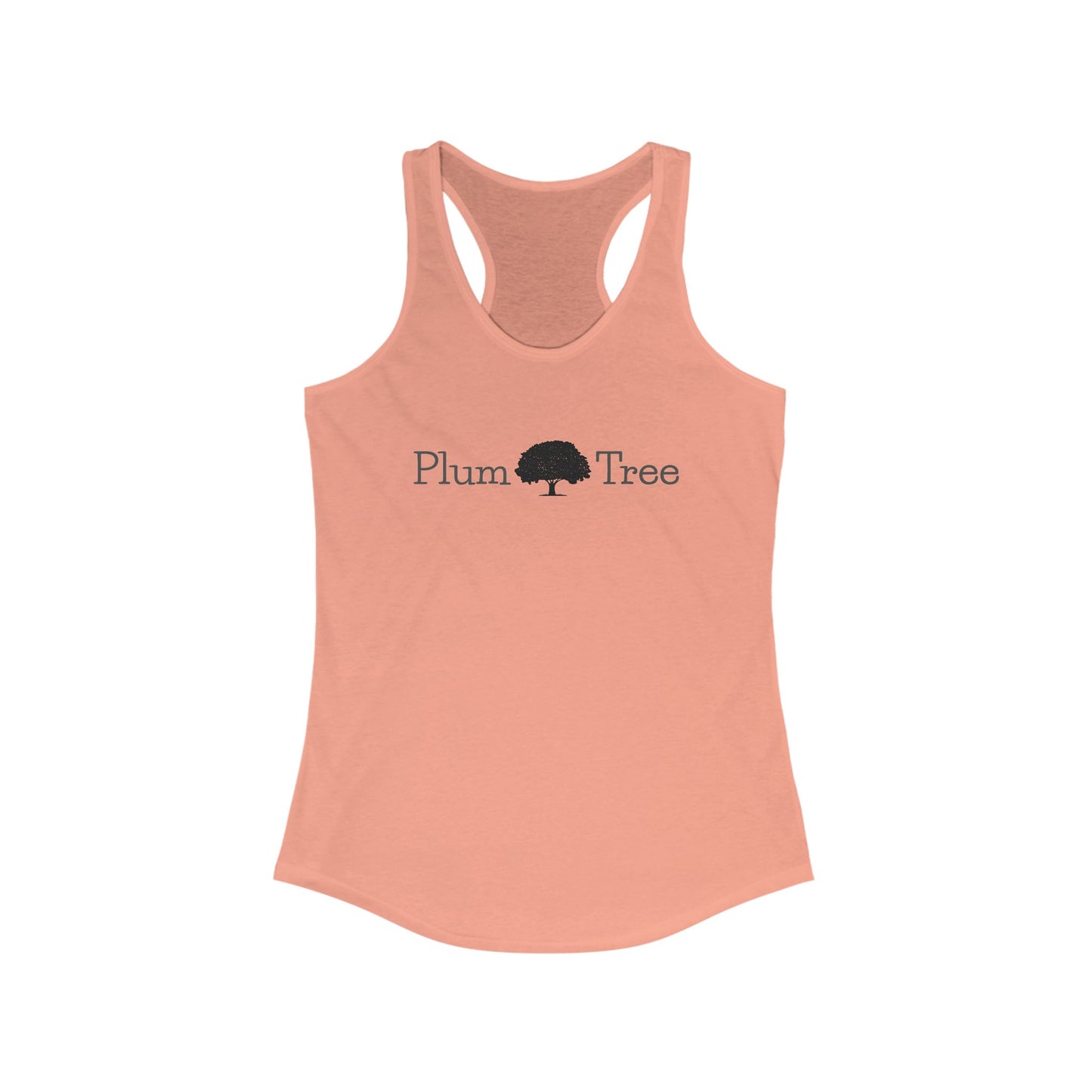 Plum Tree Women's Racerback Tank, Summer Essentials, Fitness Apparel, Gift for Her, Eco-Friendly Clothing