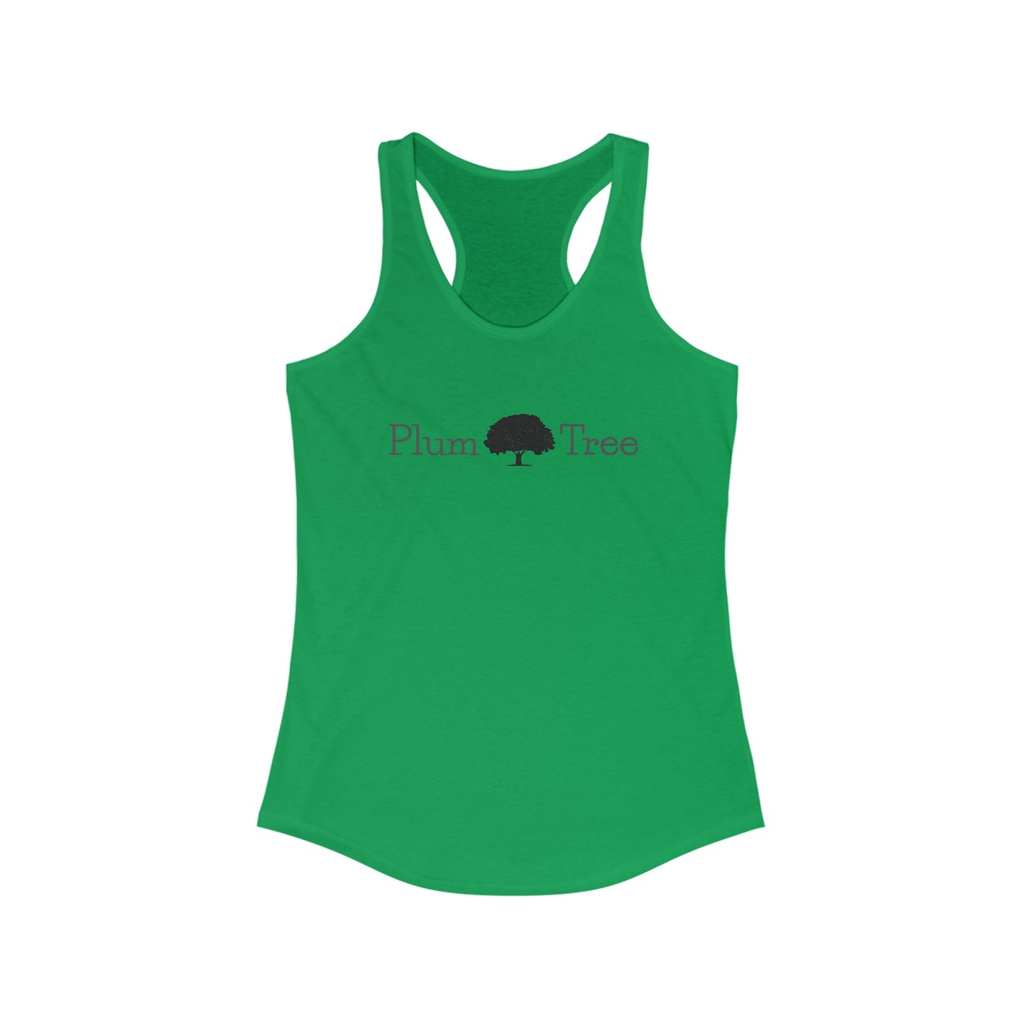 Plum Tree Women's Racerback Tank, Summer Essentials, Fitness Apparel, Gift for Her, Eco-Friendly Clothing