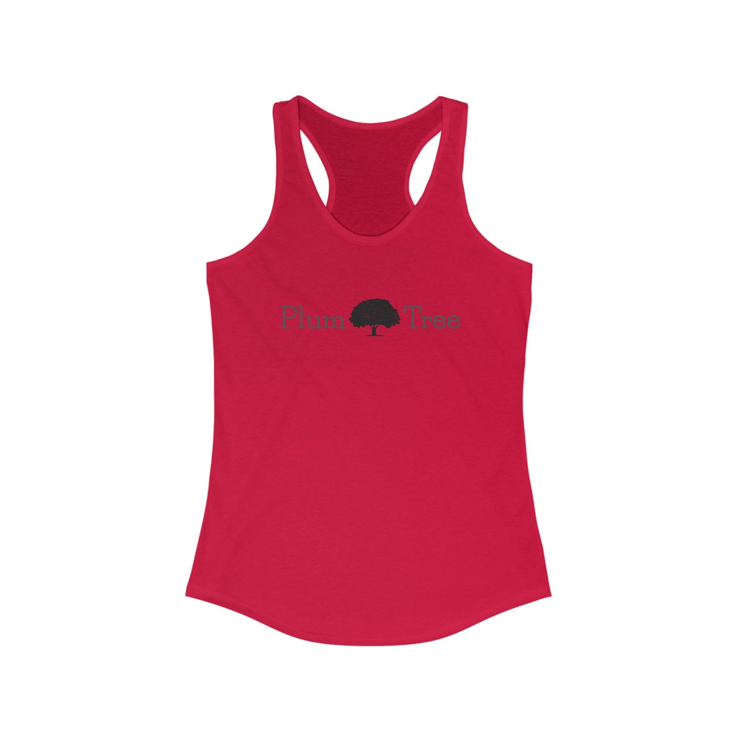Plum Tree Women's Racerback Tank, Summer Essentials, Fitness Apparel, Gift for Her, Eco-Friendly Clothing