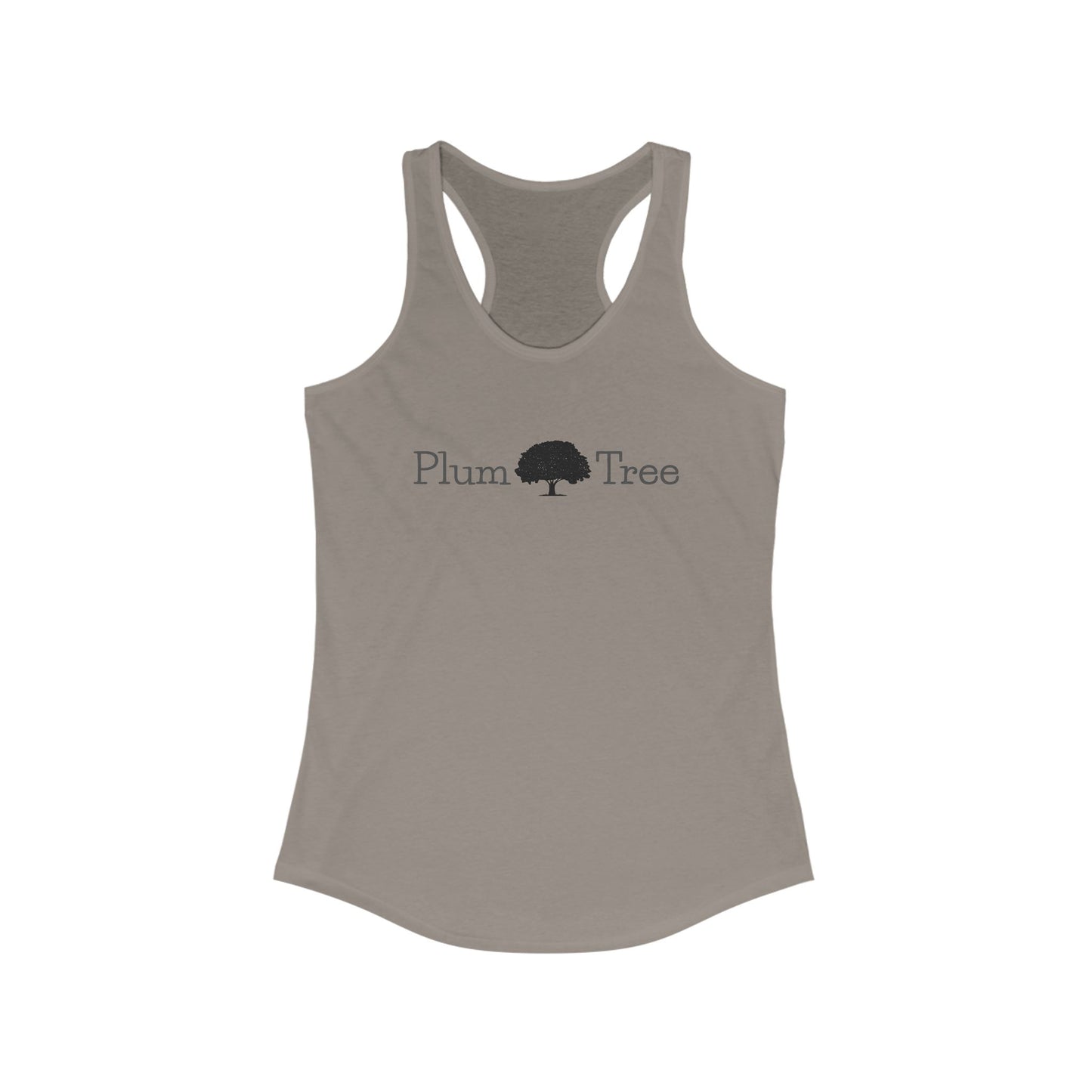 Plum Tree Women's Racerback Tank, Summer Essentials, Fitness Apparel, Gift for Her, Eco-Friendly Clothing