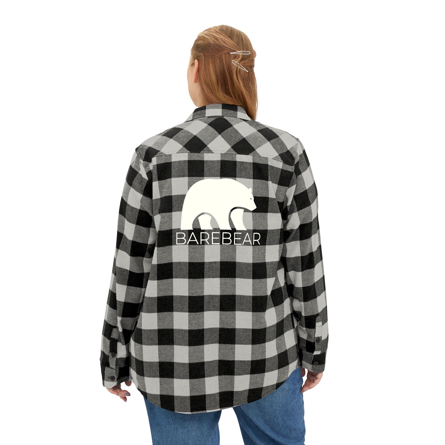 BareBear Cozy Unisex Flannel Shirt -