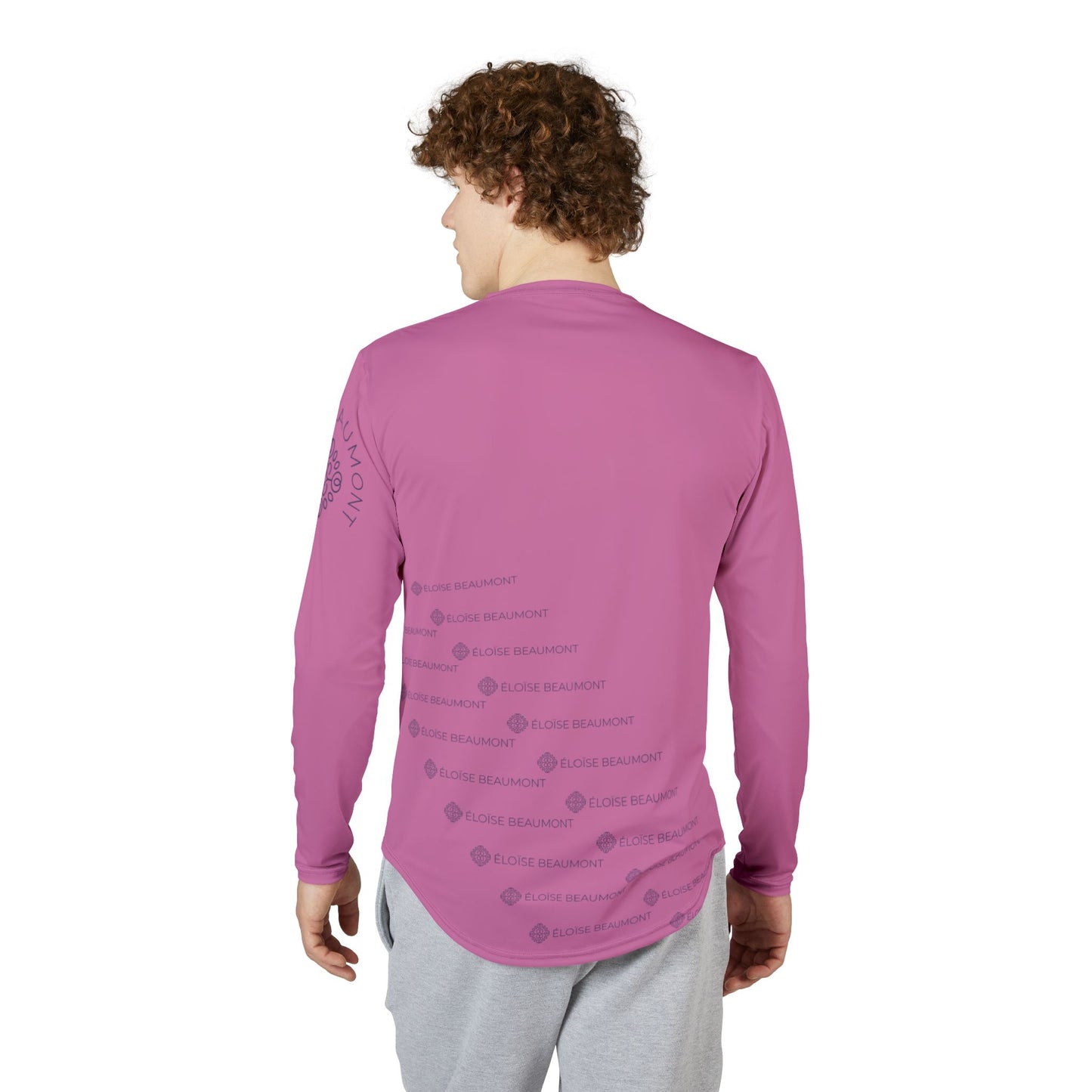 ÉLOISE BEAUMONT Men's UV Protection Long Sleeve Shirt, Perfect for Outdoor Activities, Beach Days, Sports, Summer Style, Gift for Him