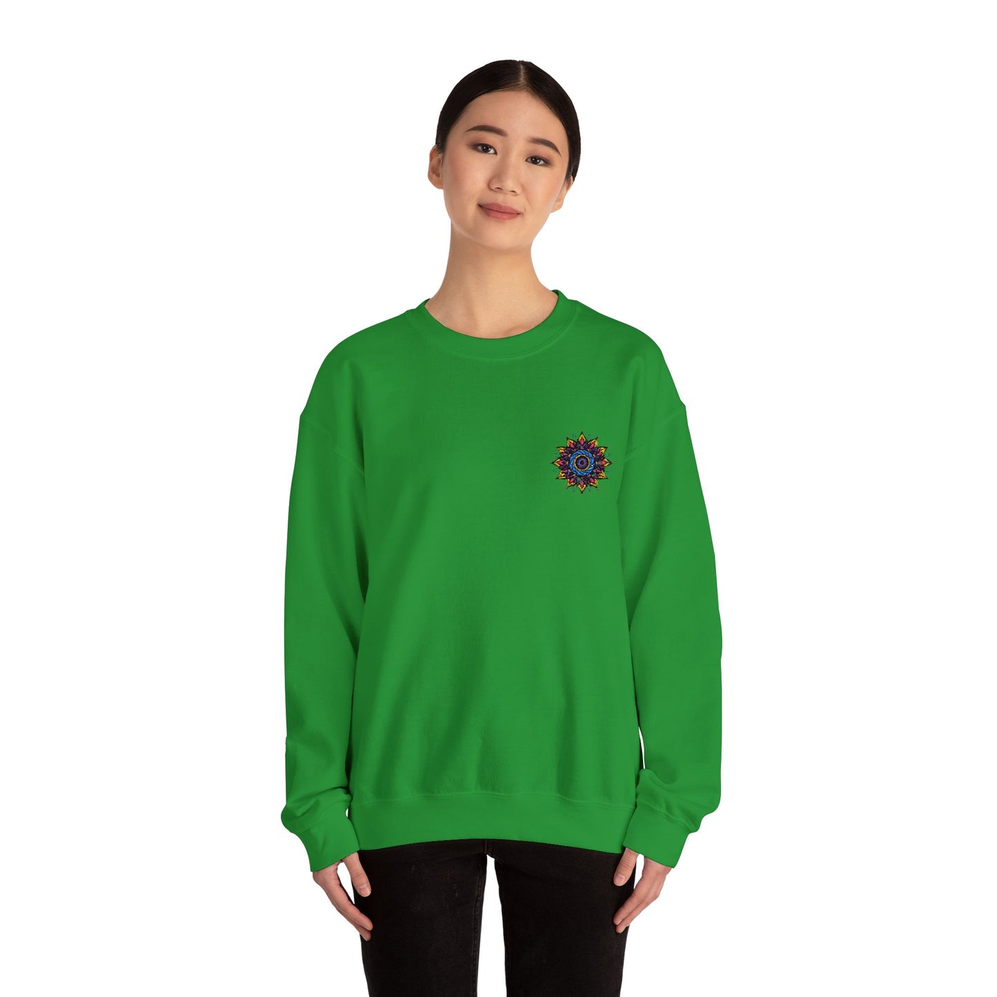 Sunshine Vibes Unisex Crewneck Sweatshirt – Cozy Heavy Blend for Everyday Comfort - cosmic