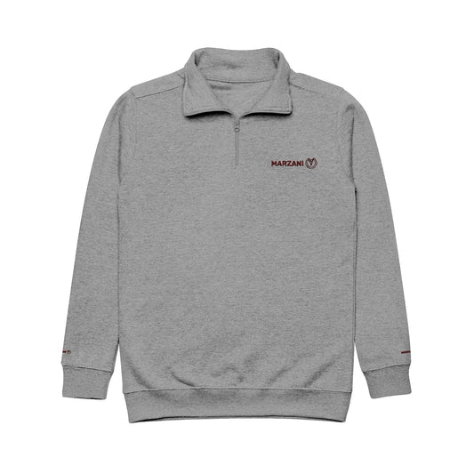 Marzani Cozy Embroidered Unisex Fleece Pullover - Perfect for Casual Days & Gifting