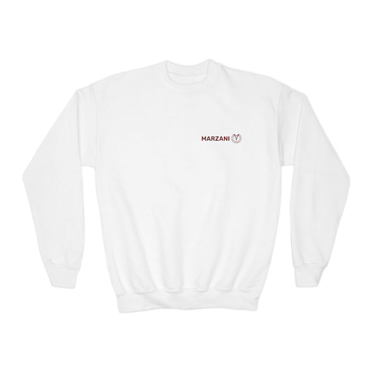 Marzani Youth Crewneck Sweatshirt - Cozy Style for Young Trendsetters