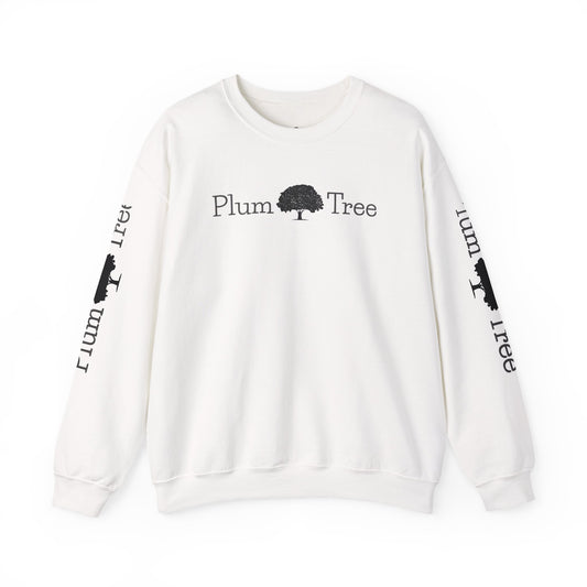 Plum Tree Crewneck Sweatshirt – Unisex Pullover for Casual Days, Nature Lovers, Gift for Fall, Eco-Friendly Style, Relaxed Vibes