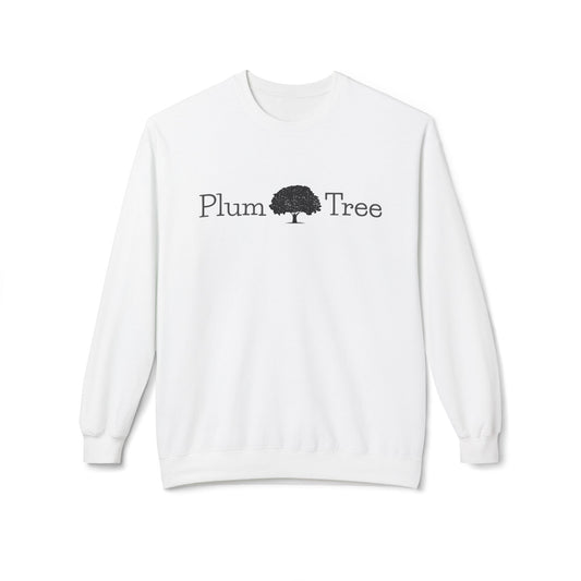 Plum Tree Cozy Crewneck Sweatshirt - Trendy Fleece for Nature Lovers, Unisex Sweatshirt, Fall Fashion, Gift for Tree Enthusiasts, Casual Wear