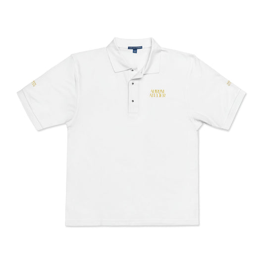 AURUM ATELIER Embroidered Unisex Polo Shirt - Stylish & Versatile for Any Occasion