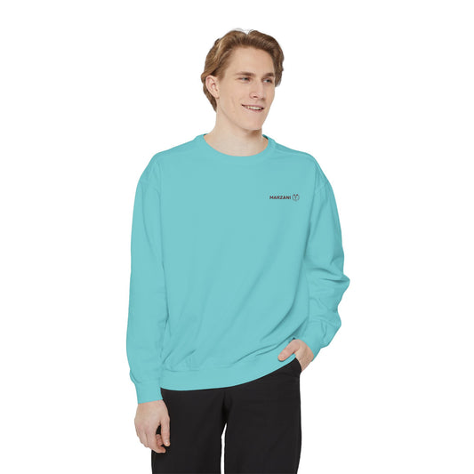 Marzani Unisex Garment-Dyed Sweatshirt - Casual Comfort for Every Occasion