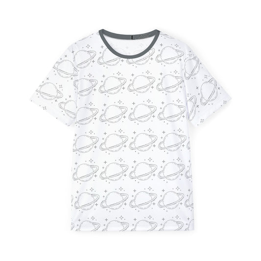 Men's Space-Themed Sports Jersey - Stylish and Comfortable Tee for Sports . cosmic